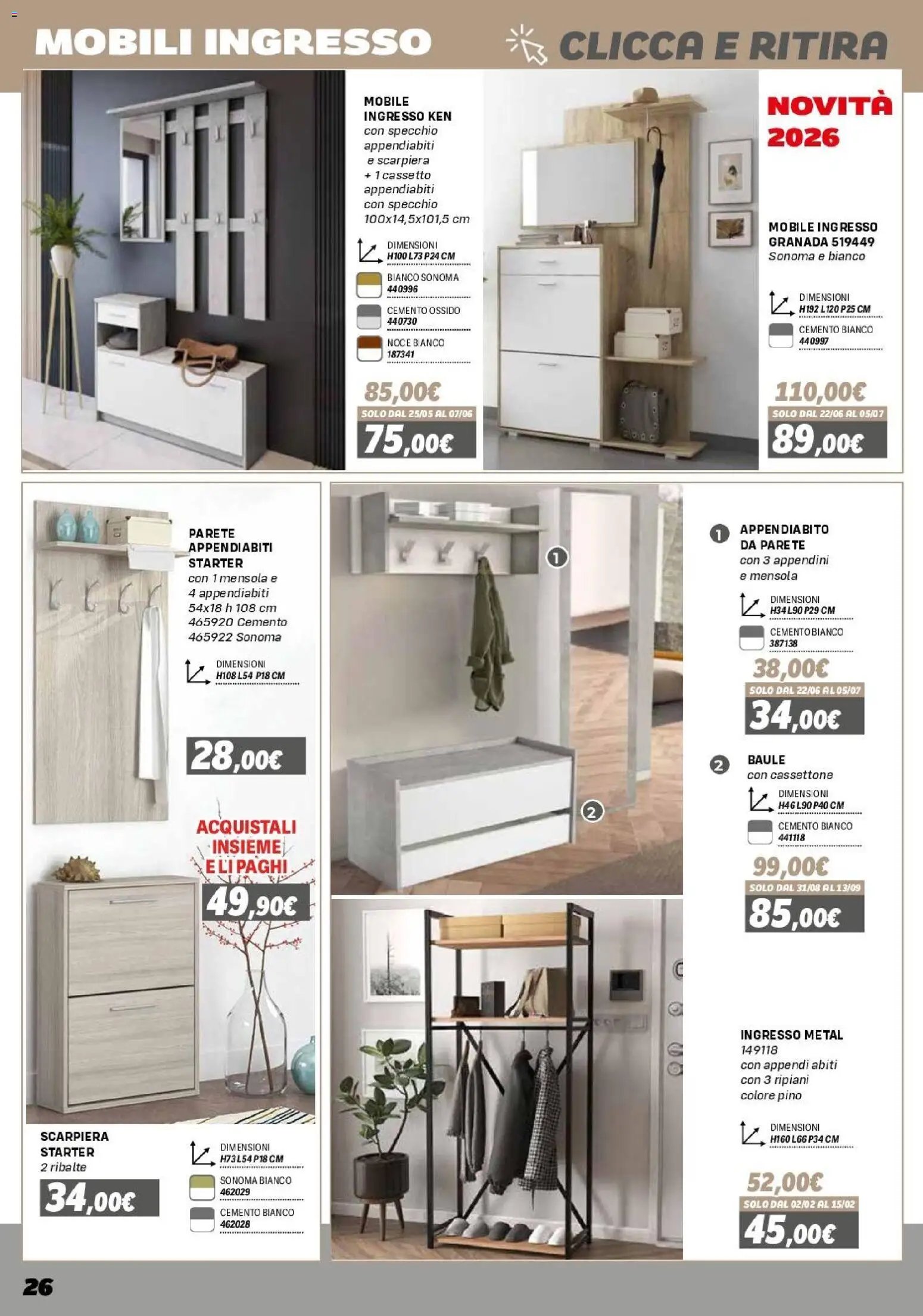 Orizzonte Mobile catalogo (2026-01-16 - 2026-09-27)