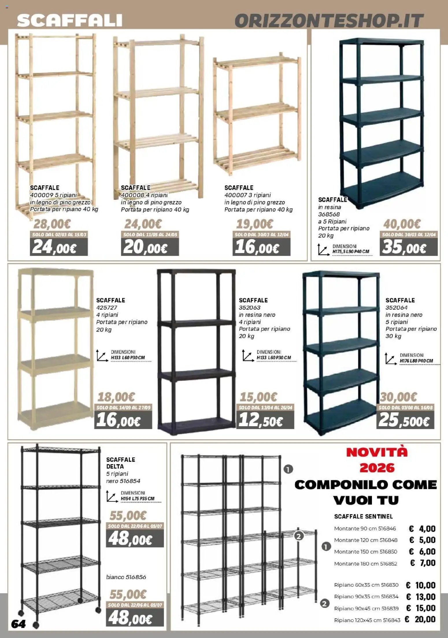 Orizzonte Mobile catalogo (2026-01-16 - 2026-09-27)