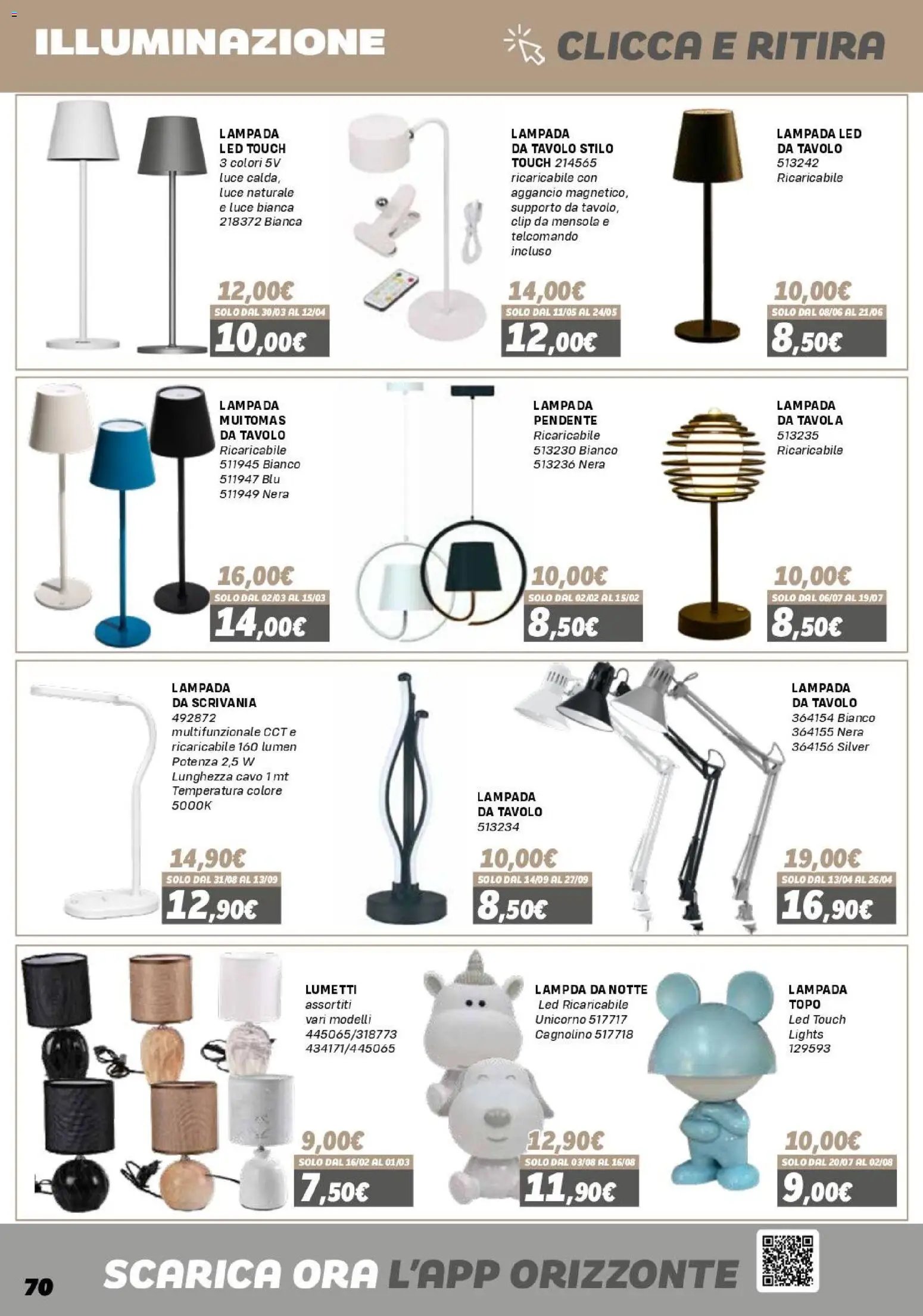 Orizzonte Mobile catalogo (2026-01-16 - 2026-09-27)