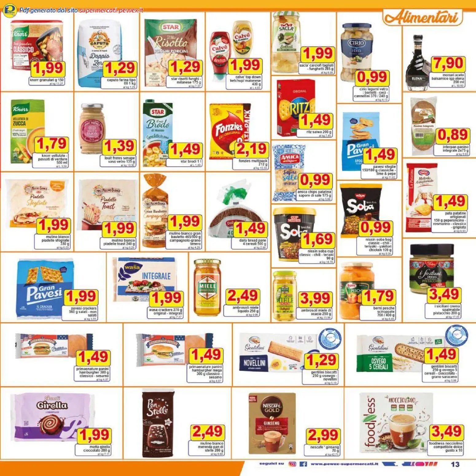 Pewex via Rubicone, 36 catalogo (2025-11-27 - 2025-12-05)