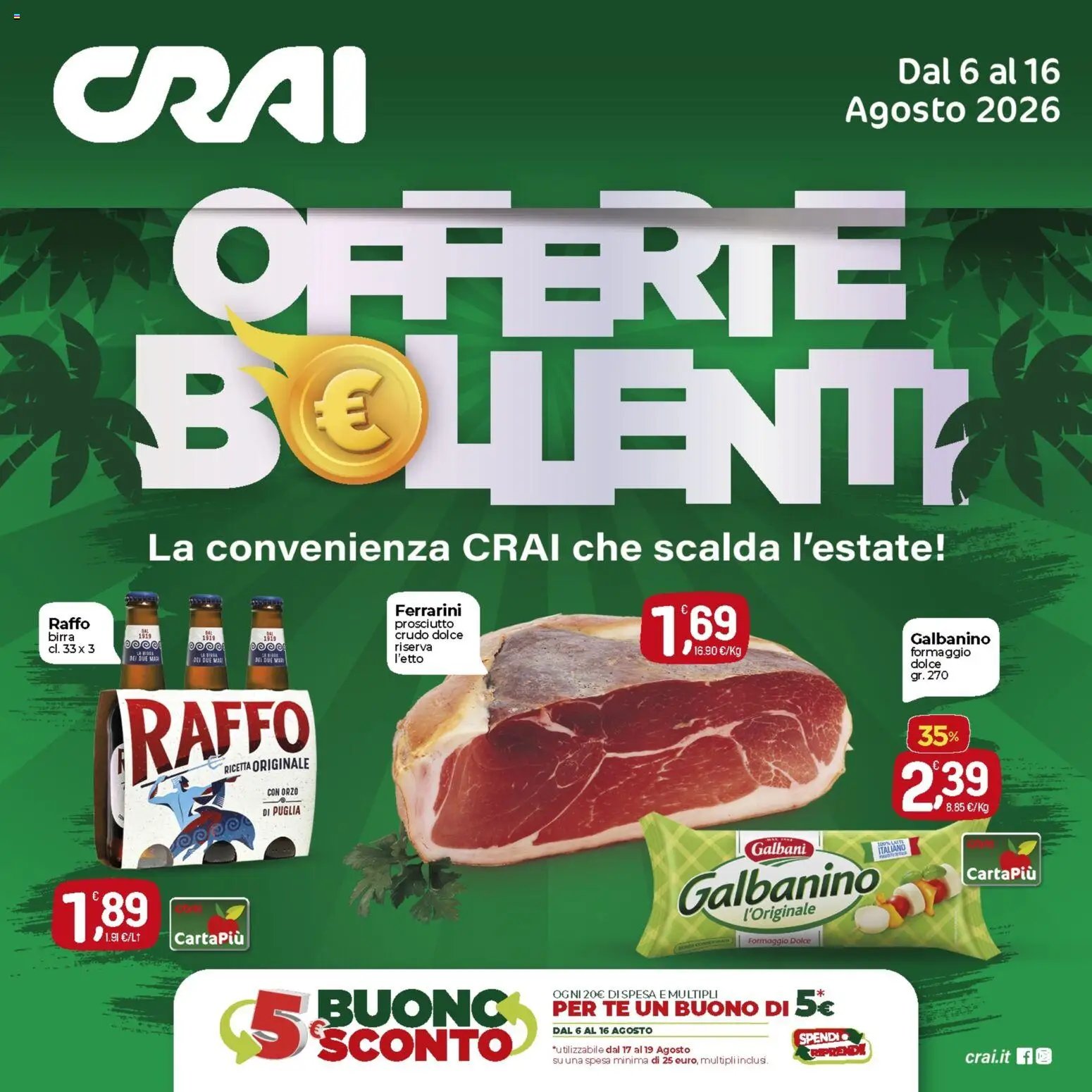 CRAI volantino Offerte bollenti