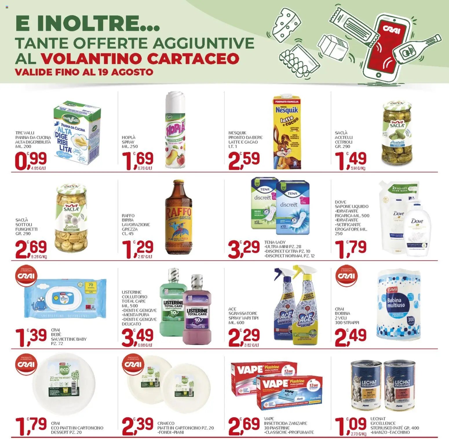 CRAI volantino Offerte bollenti