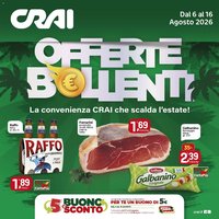CRAI volantino Offerte bollenti