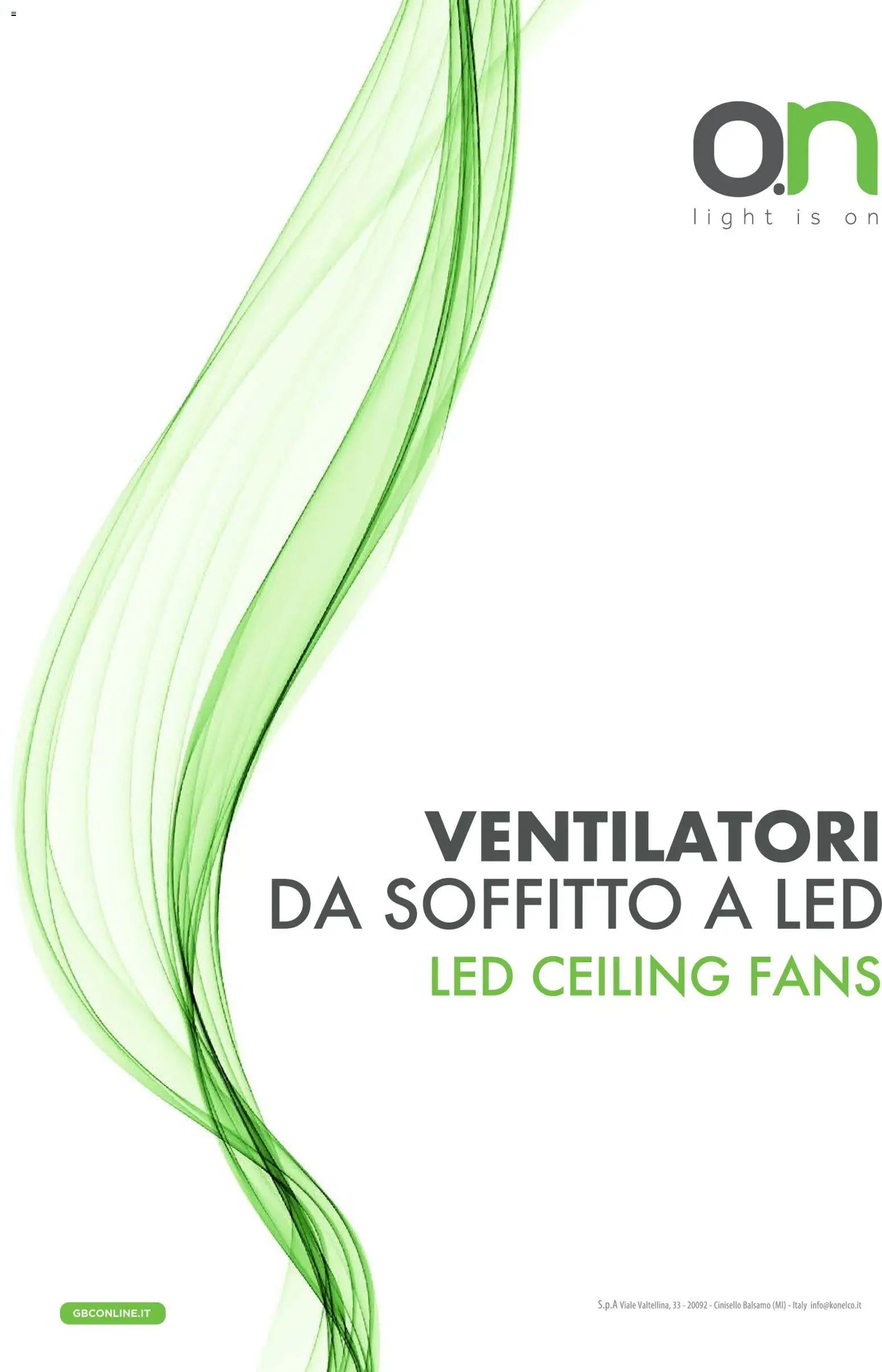 GBC volantino Ventilatori ON
