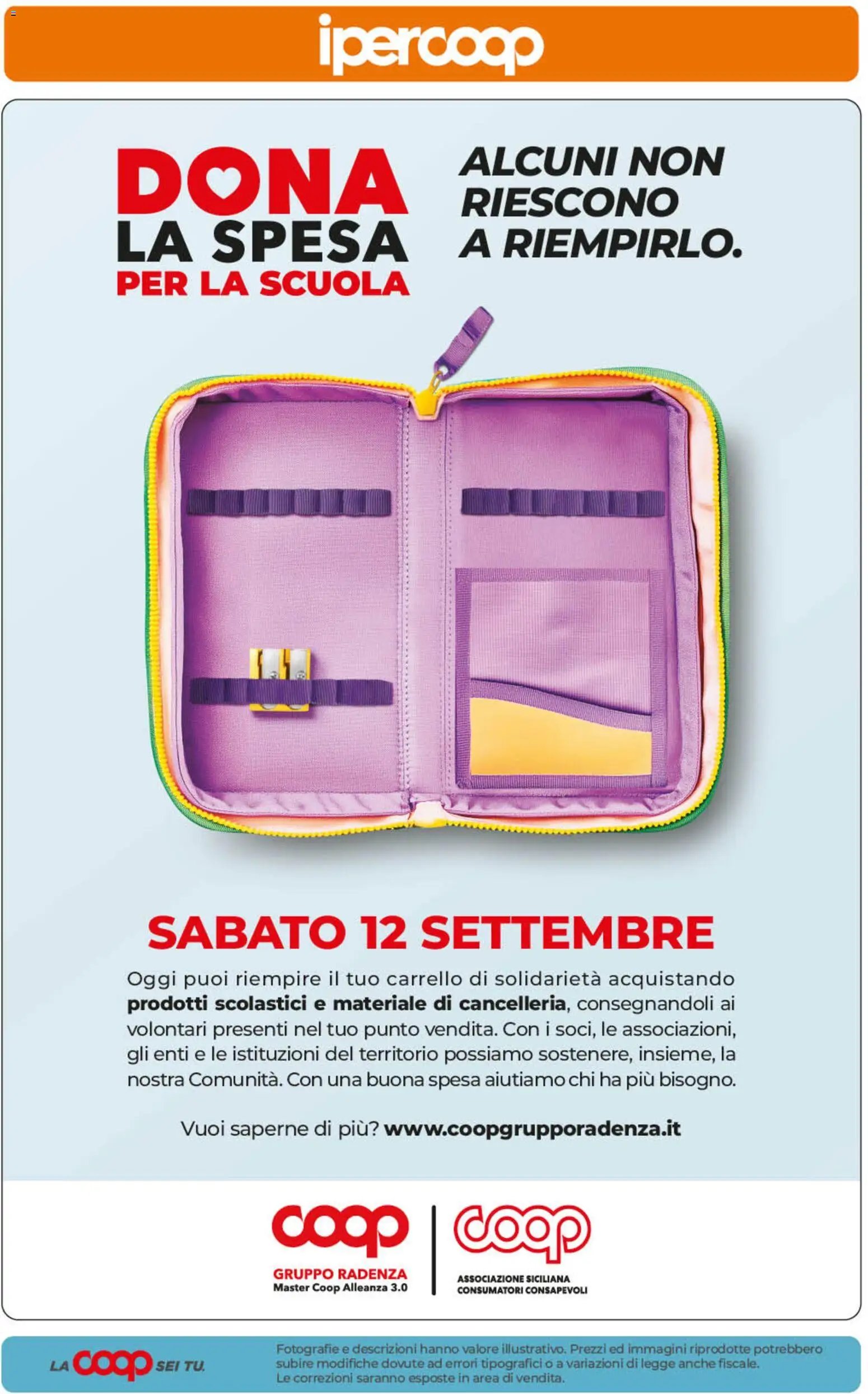 Ipercoop volantino Sicilia