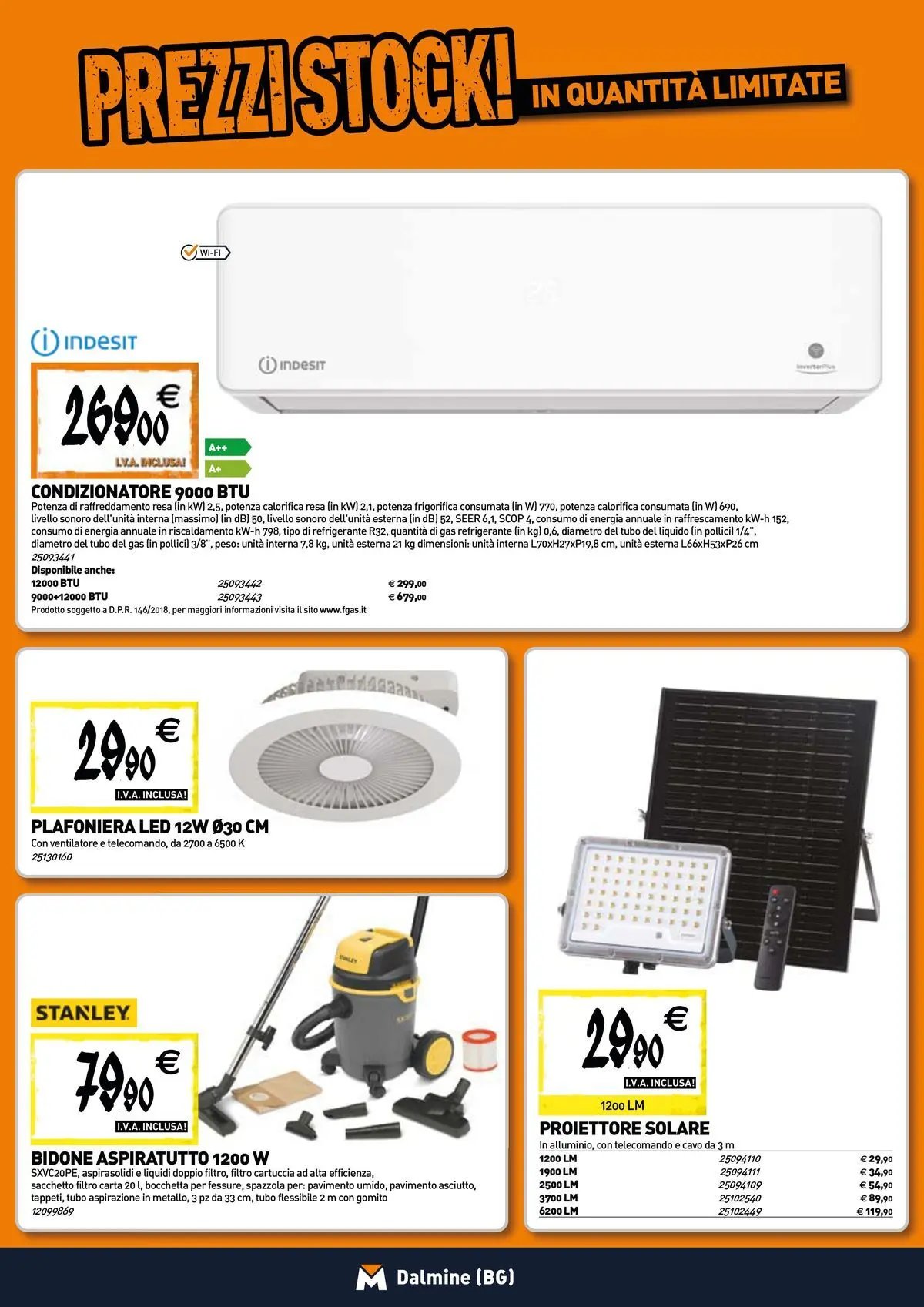 TECNOMAT - Straordinari prezzi stock!