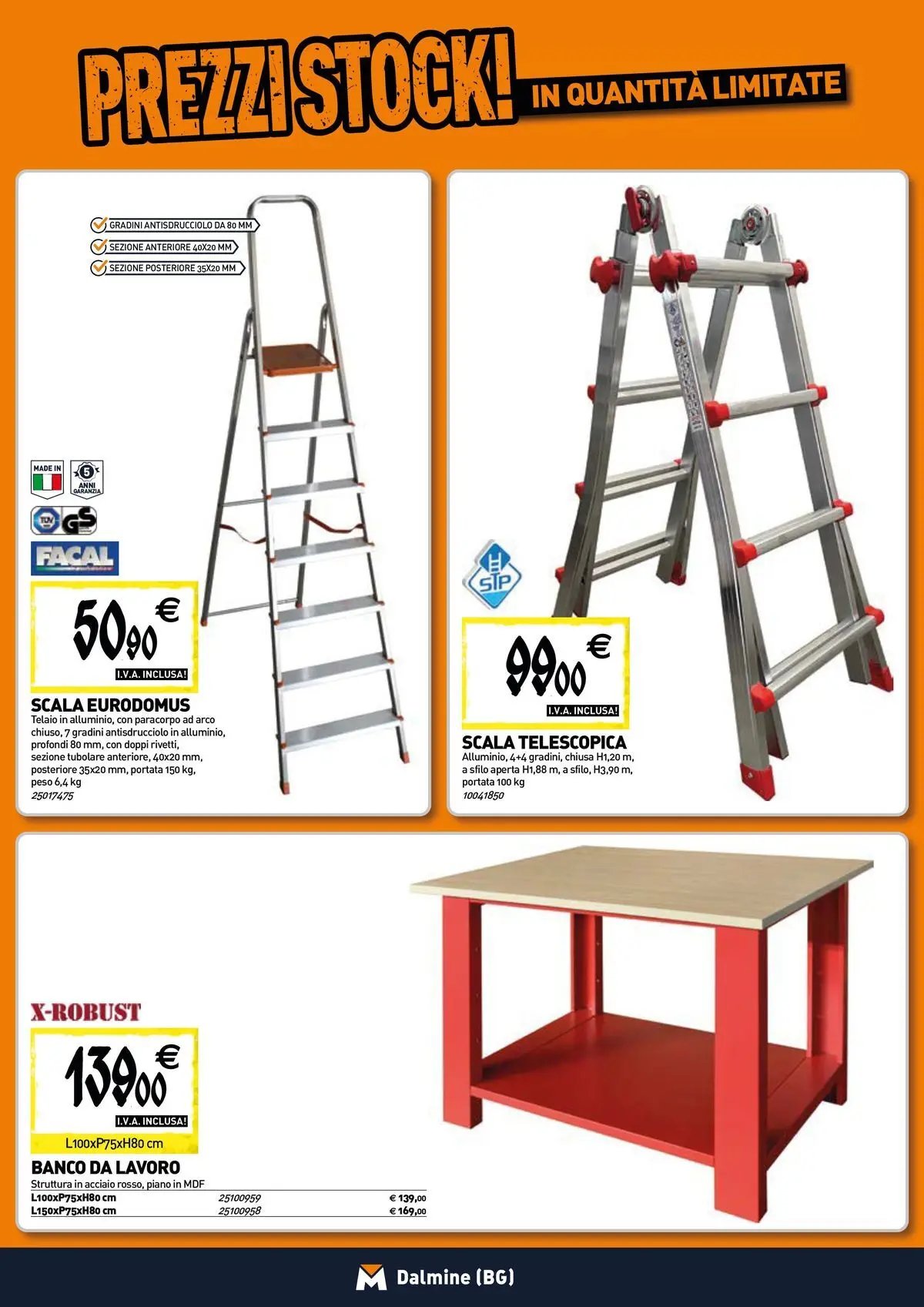 TECNOMAT - Straordinari prezzi stock!