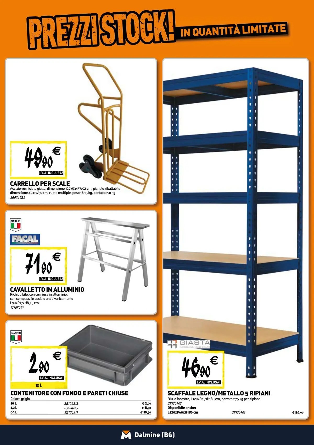 TECNOMAT - Straordinari prezzi stock!