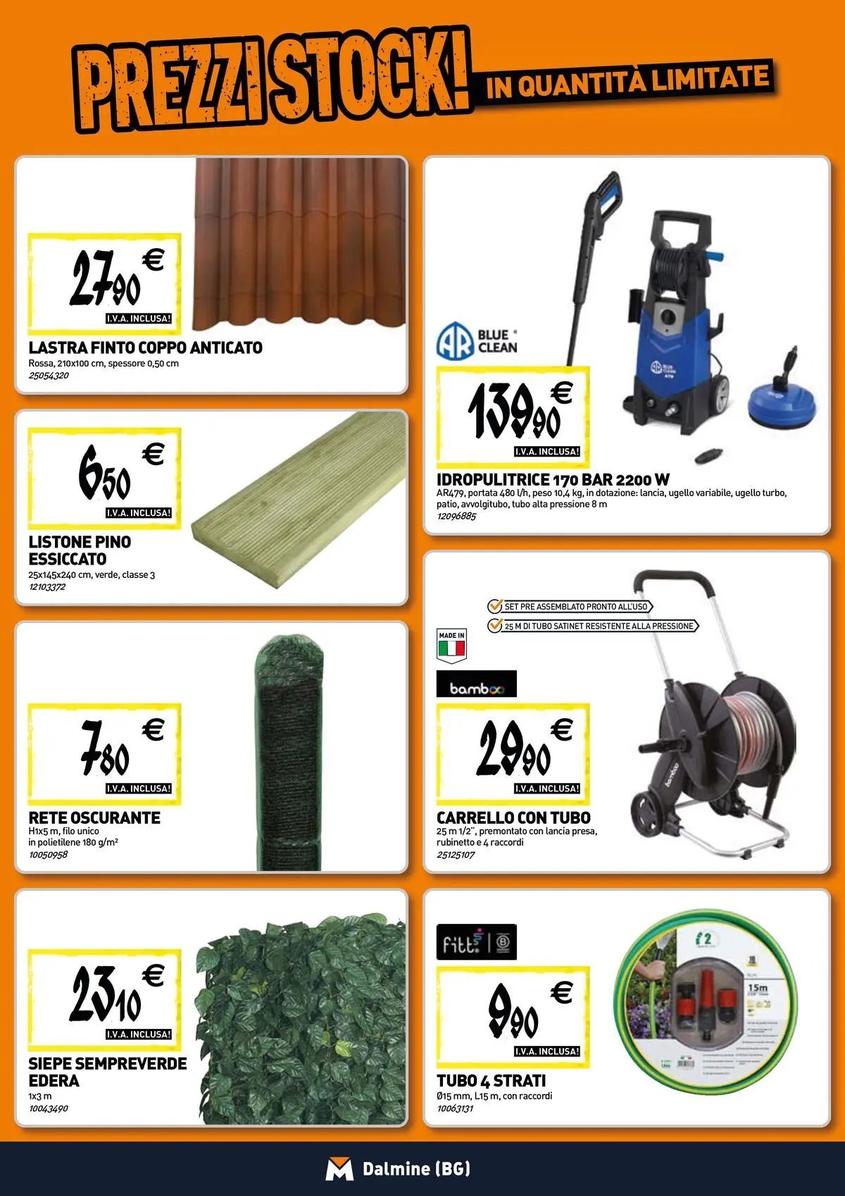TECNOMAT - Straordinari prezzi stock!