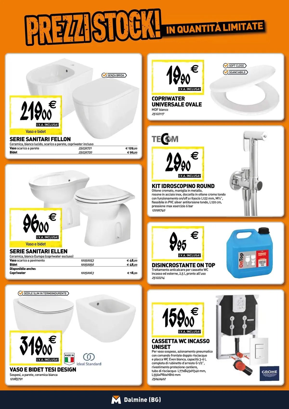 TECNOMAT - Straordinari prezzi stock!