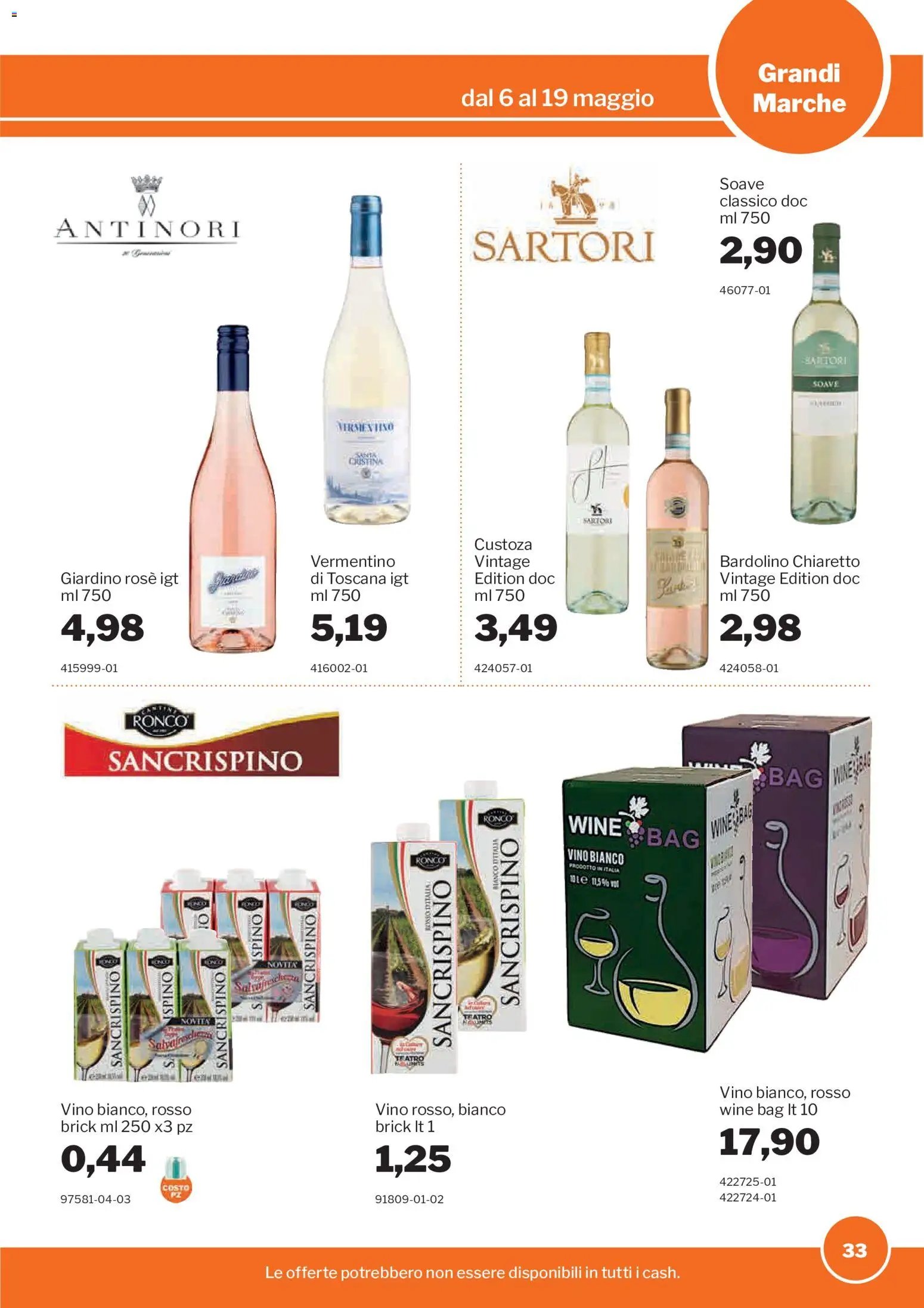 Sogegross volantino (2026-05-06 - 2026-05-19)