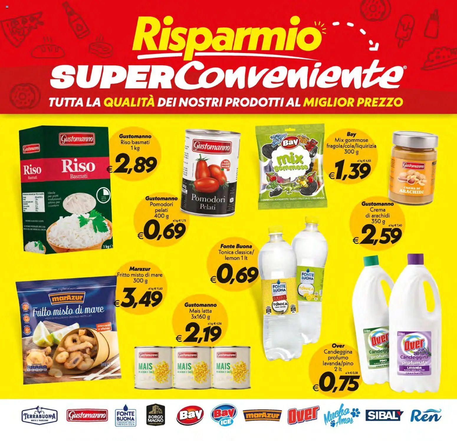 SuperConveniente volantino Caltanissetta, San Cataldo, Avola, Lascari, Milazzo, Barcellona