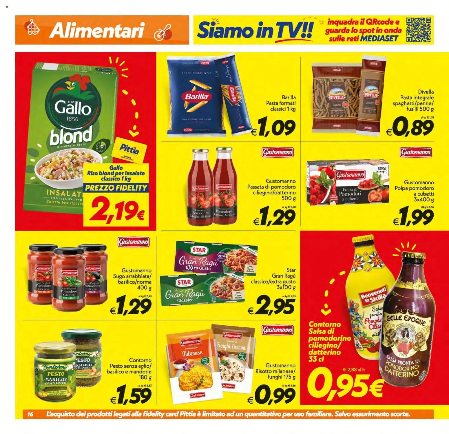 SuperConveniente volantino Caltanissetta, San Cataldo, Avola, Lascari, Milazzo, Barcellona