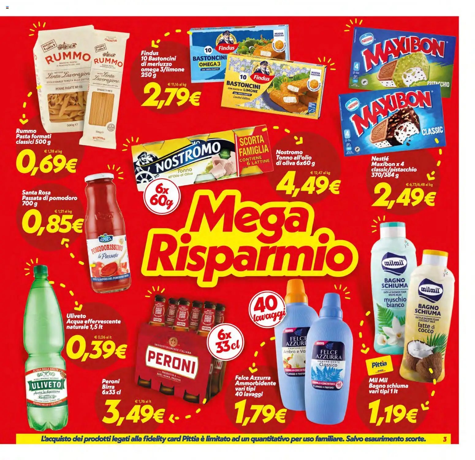SuperConveniente volantino Caltanissetta, San Cataldo, Avola, Lascari, Milazzo, Barcellona