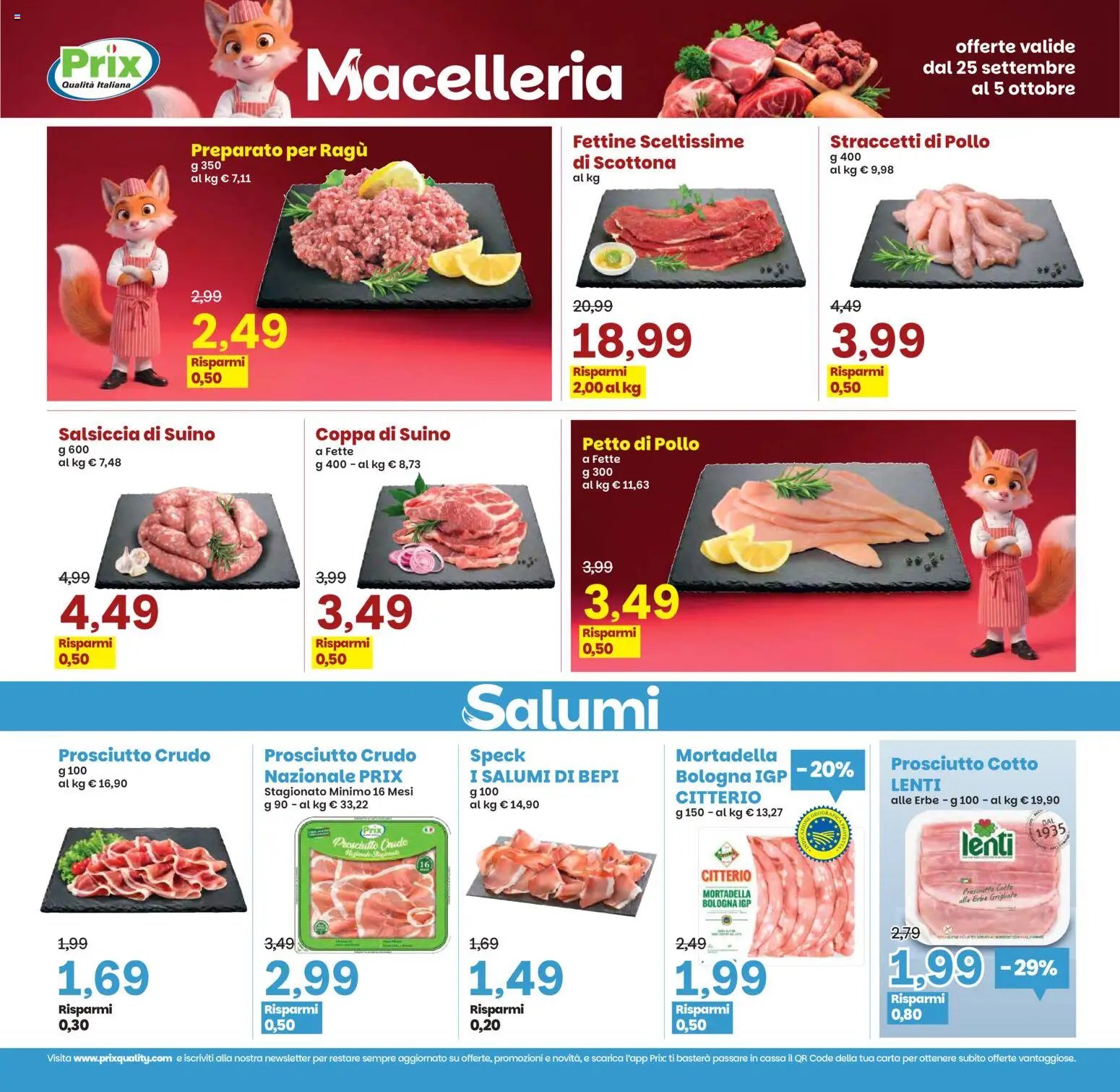 Prix volantino