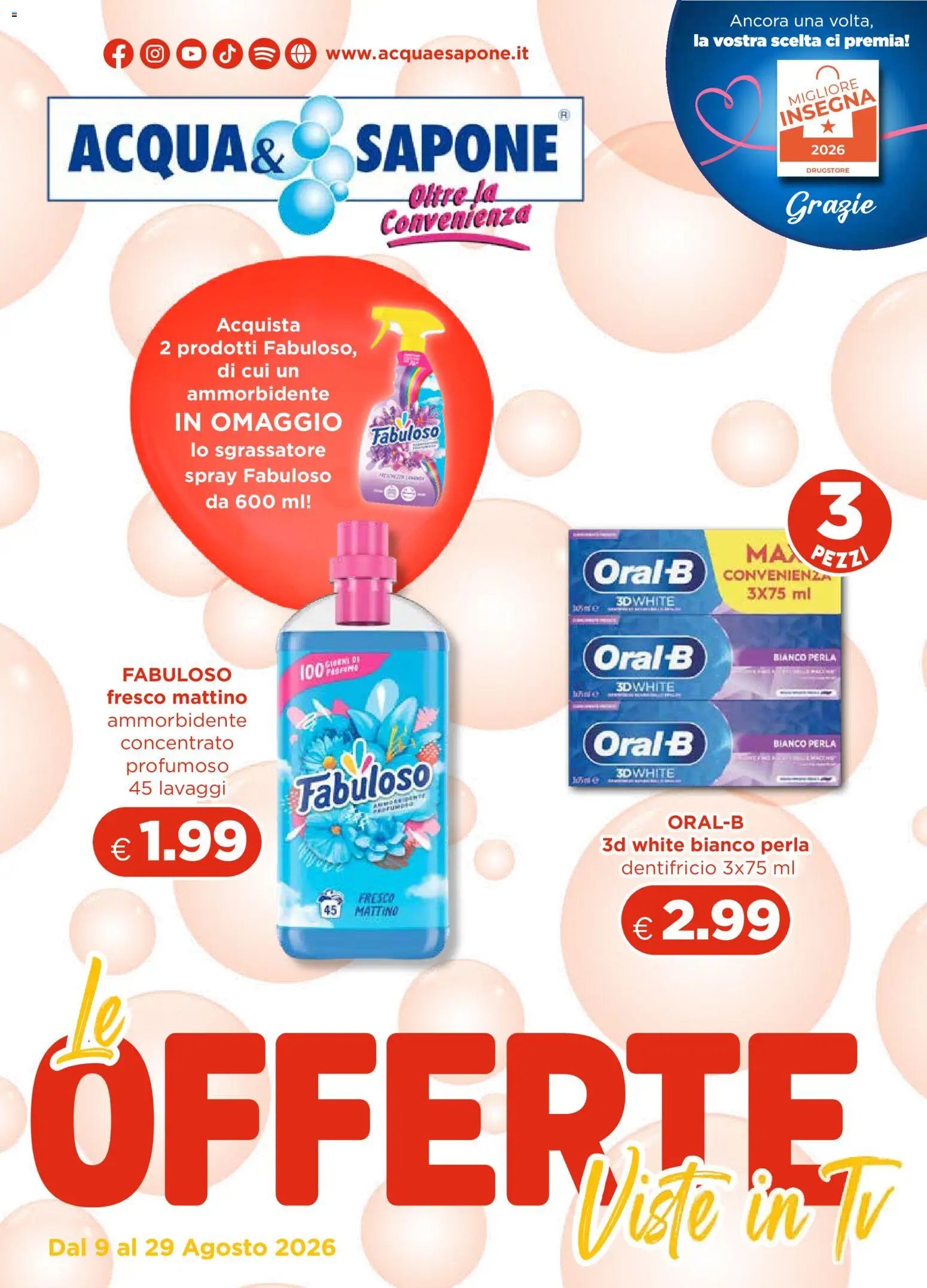 Acqua e Sapone volantino