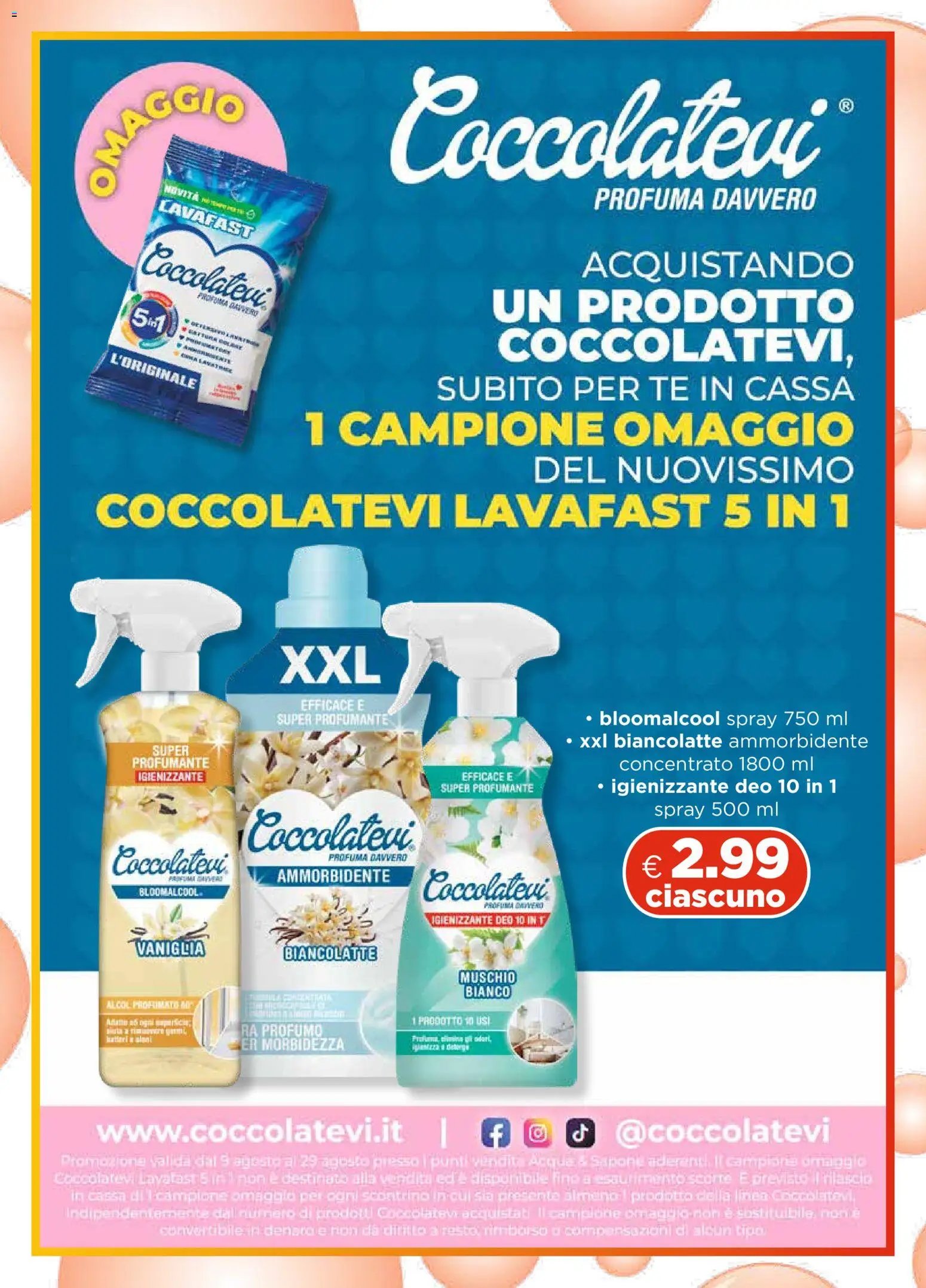 Acqua e Sapone volantino