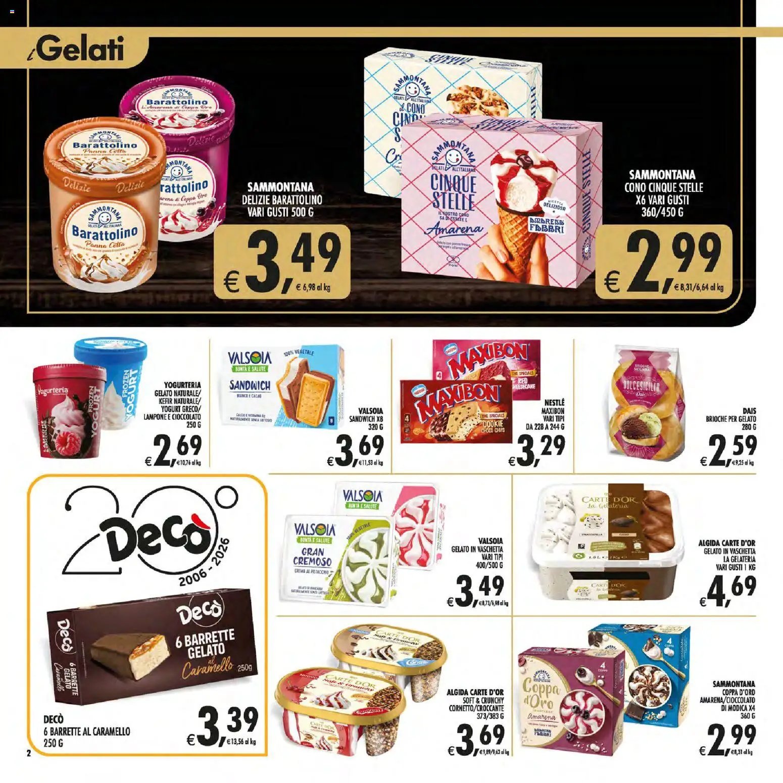 Decò volantino Gourmet Sicilia