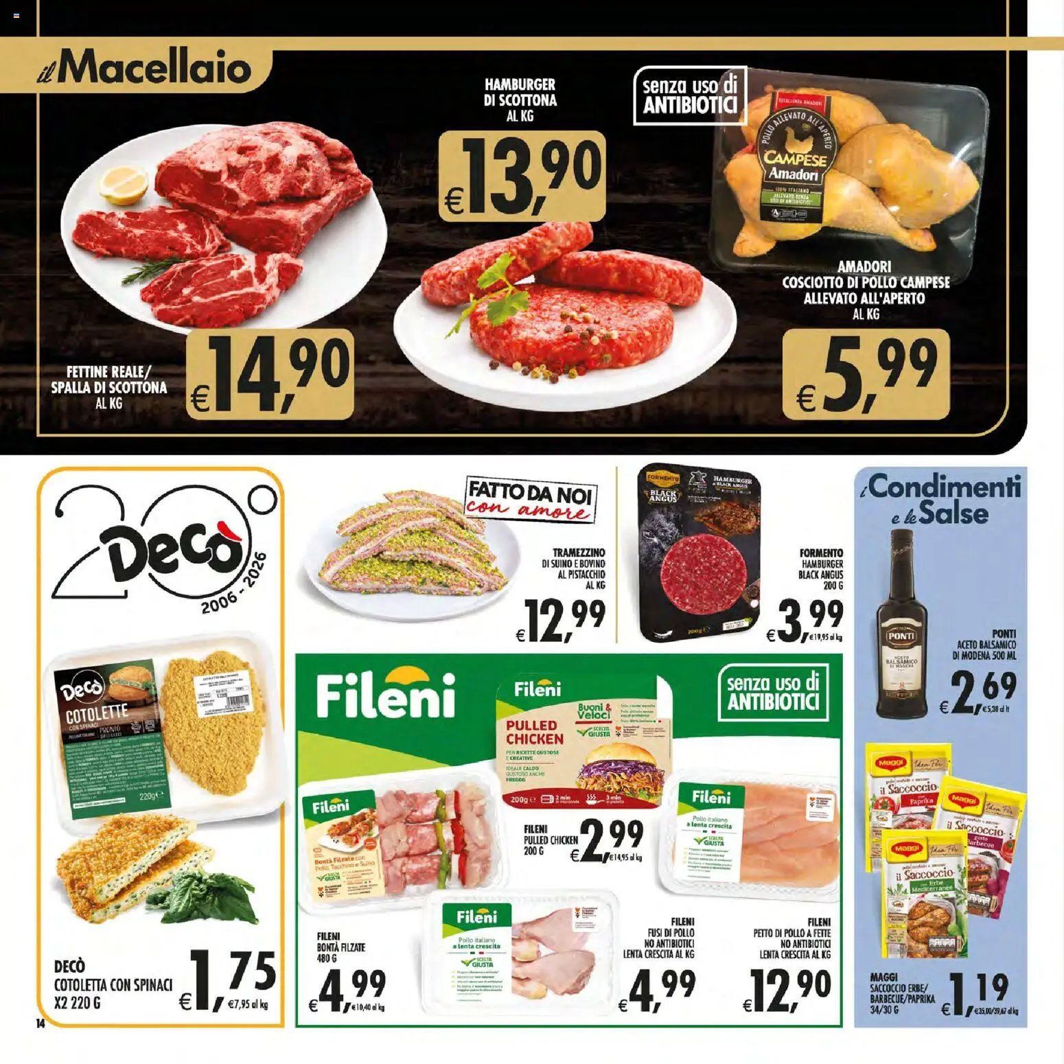 Decò volantino Gourmet Sicilia