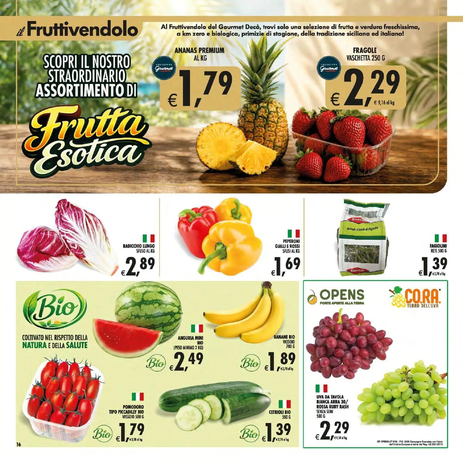 Decò volantino Gourmet Sicilia