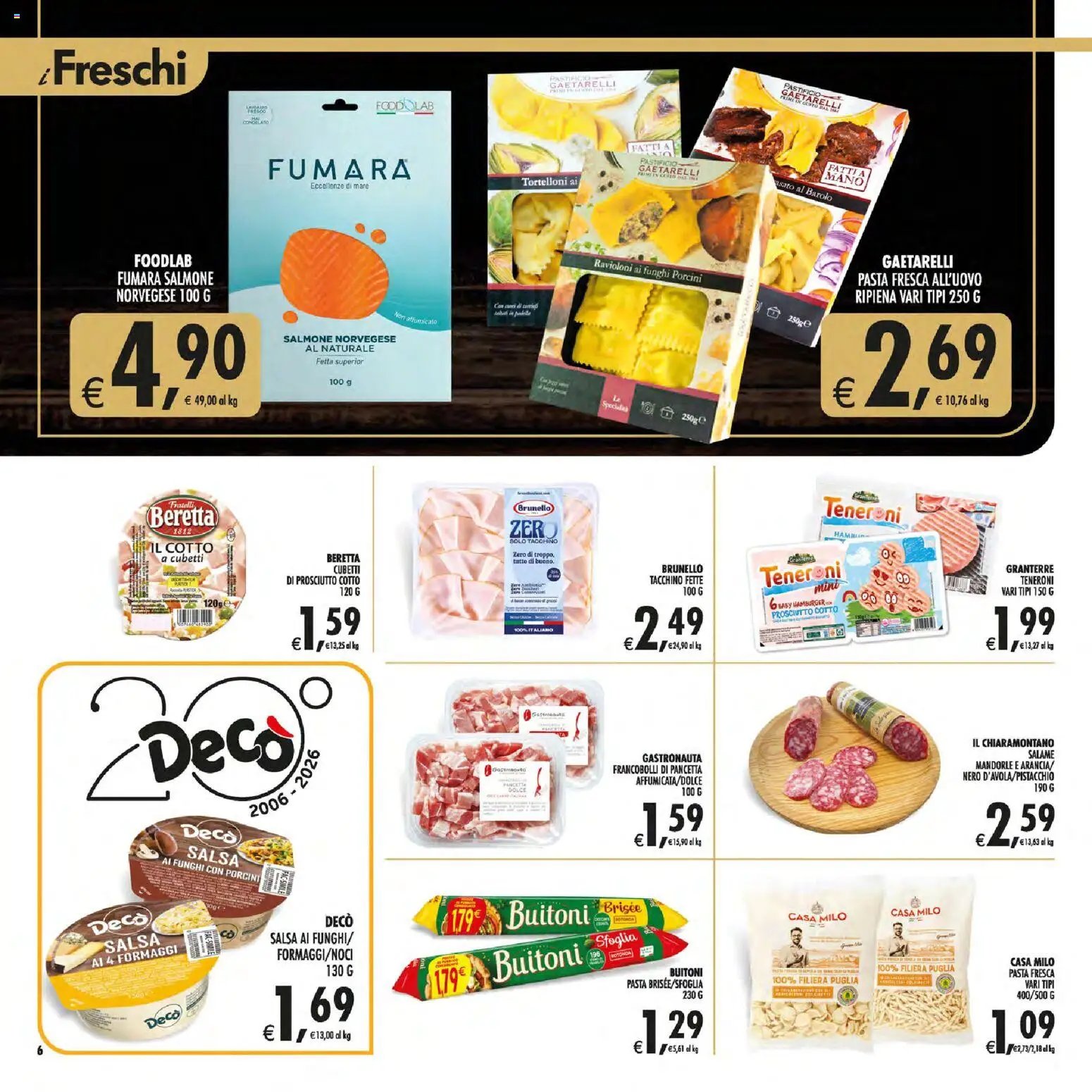 Decò volantino Gourmet Sicilia