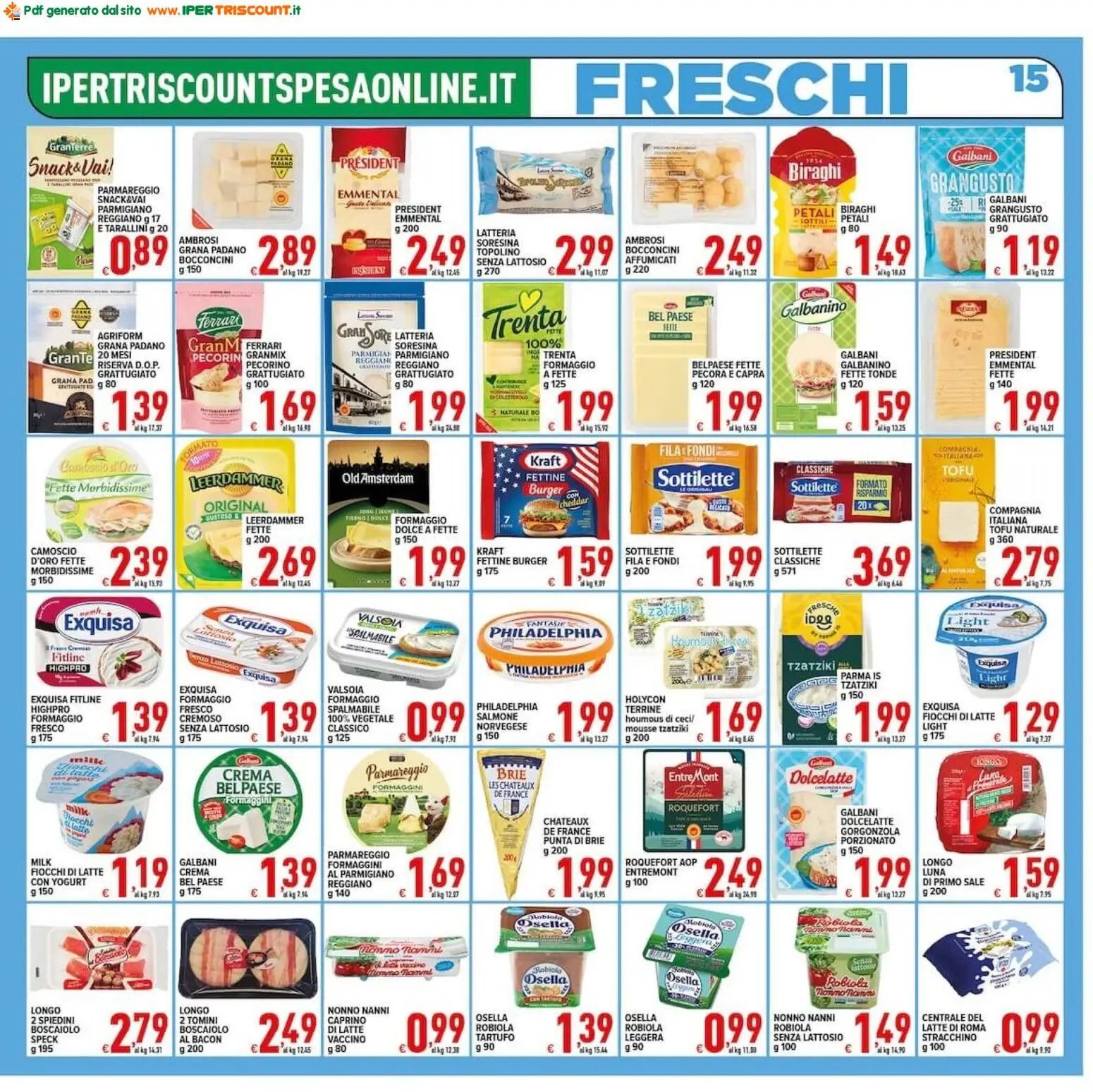 Ipertriscount volantino Ariccia