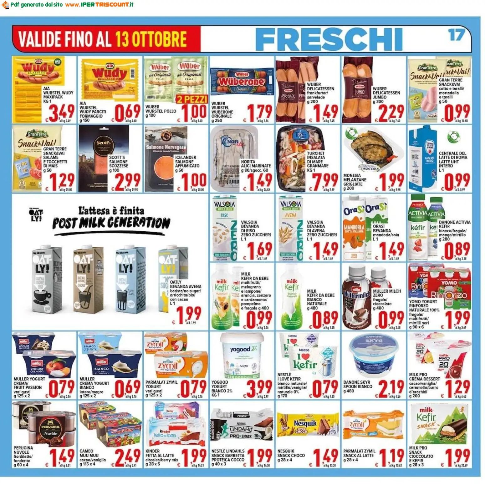 Ipertriscount volantino Ariccia