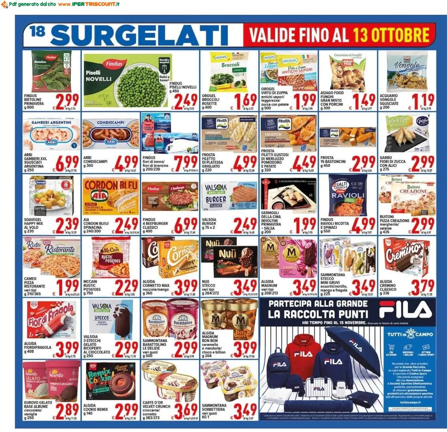 Ipertriscount volantino Ariccia