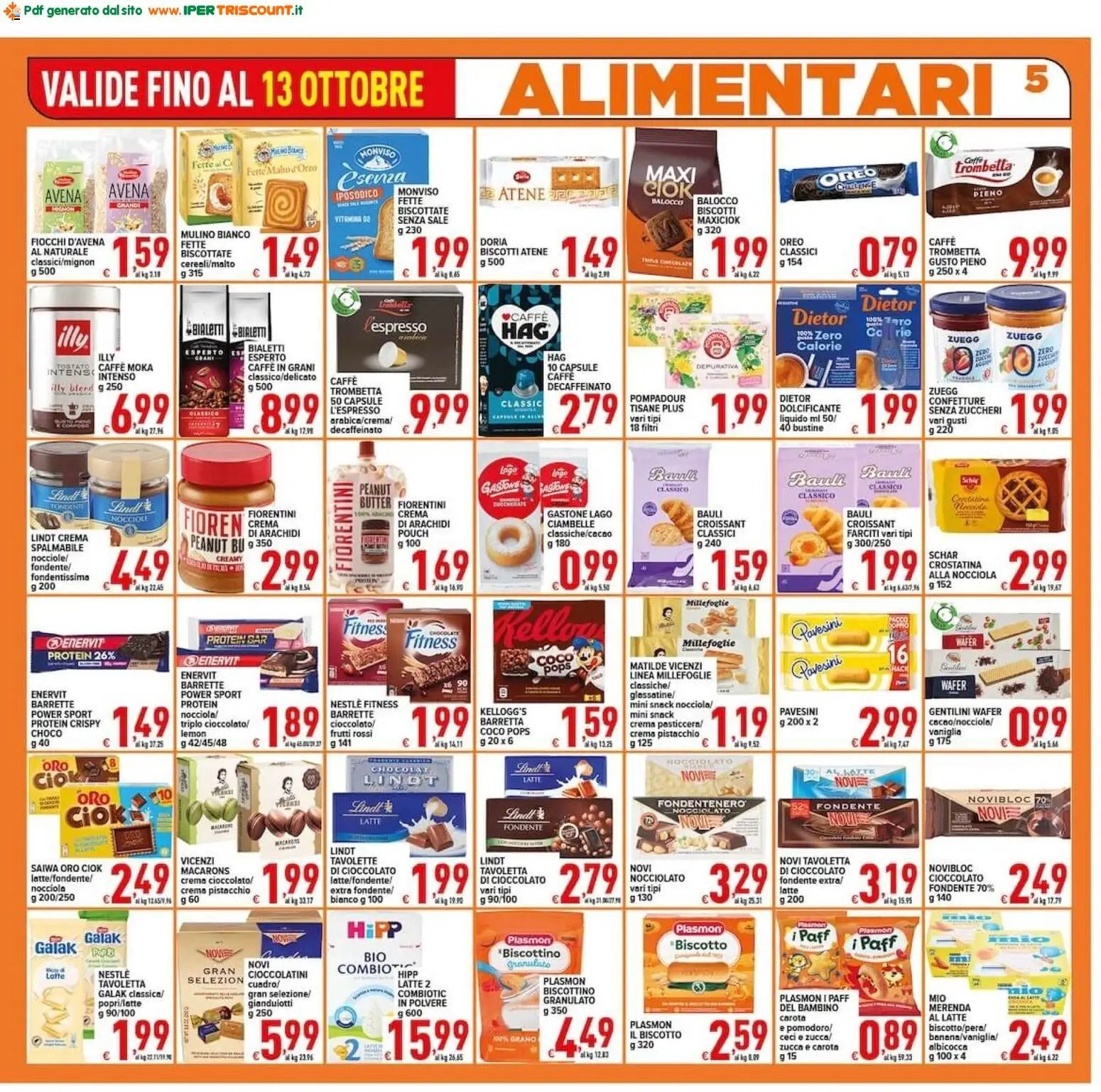 Ipertriscount volantino Ariccia