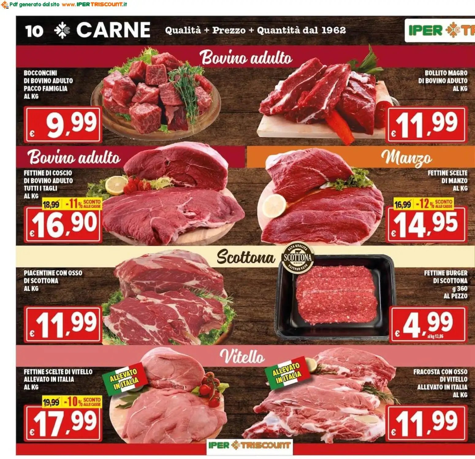 Ipertriscount volantino Ariccia