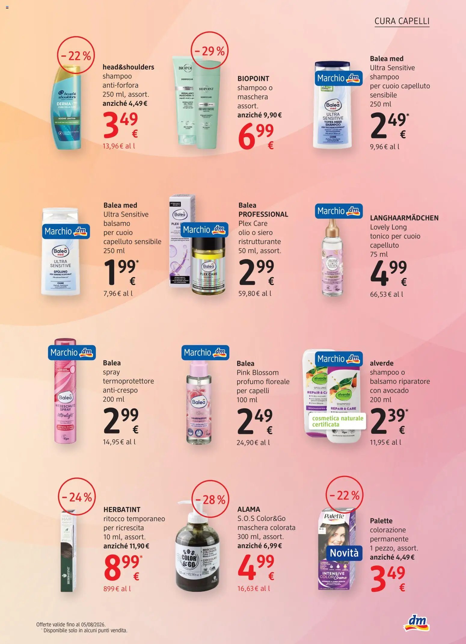 dm drogerie markt volantino Luglio