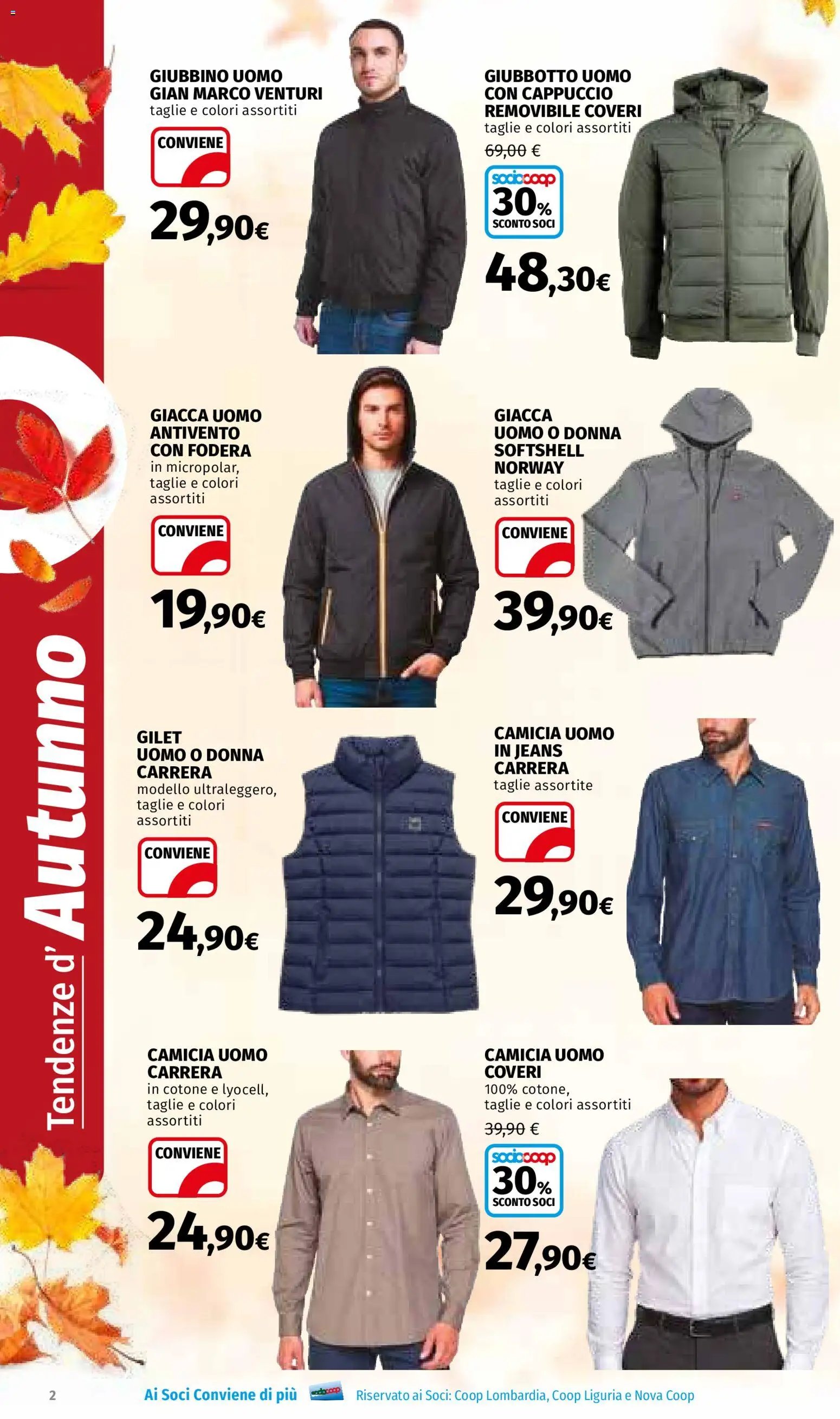 Ipercoop volantino Tendenze d'Autunno