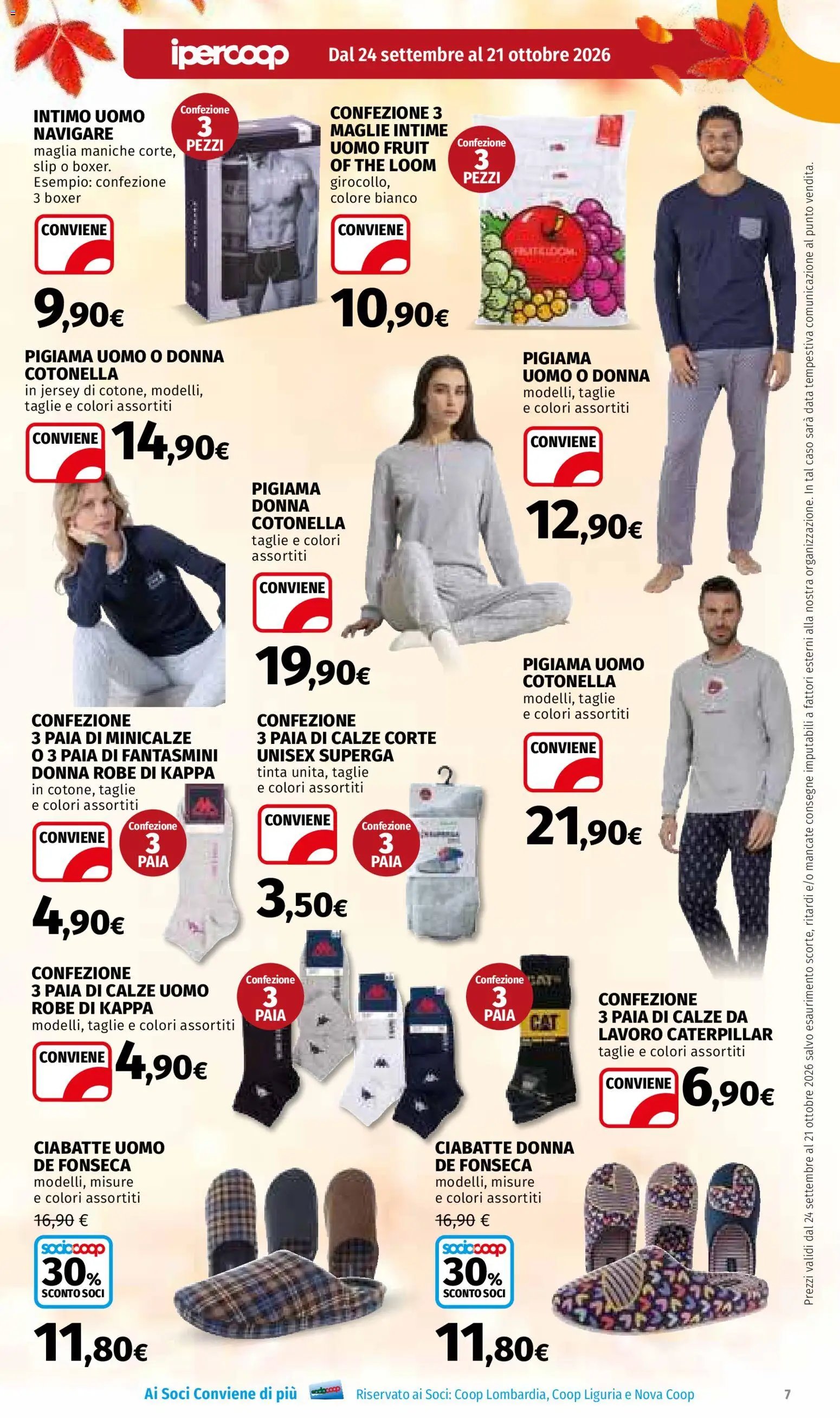 Ipercoop volantino Tendenze d'Autunno