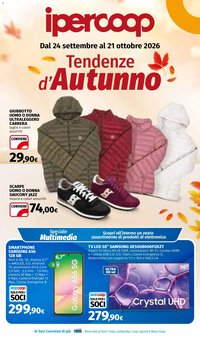Ipercoop volantino Tendenze d'Autunno
