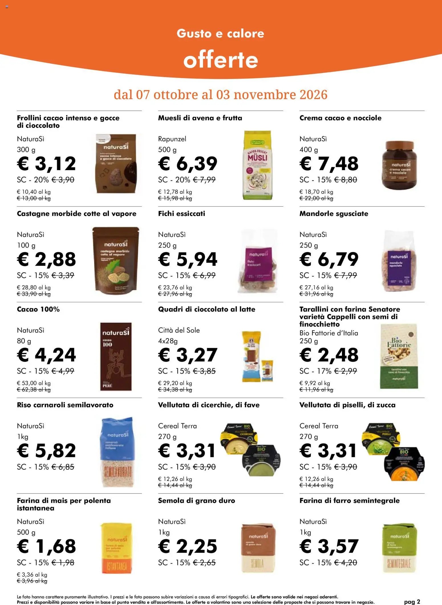 Natura Sì volantino