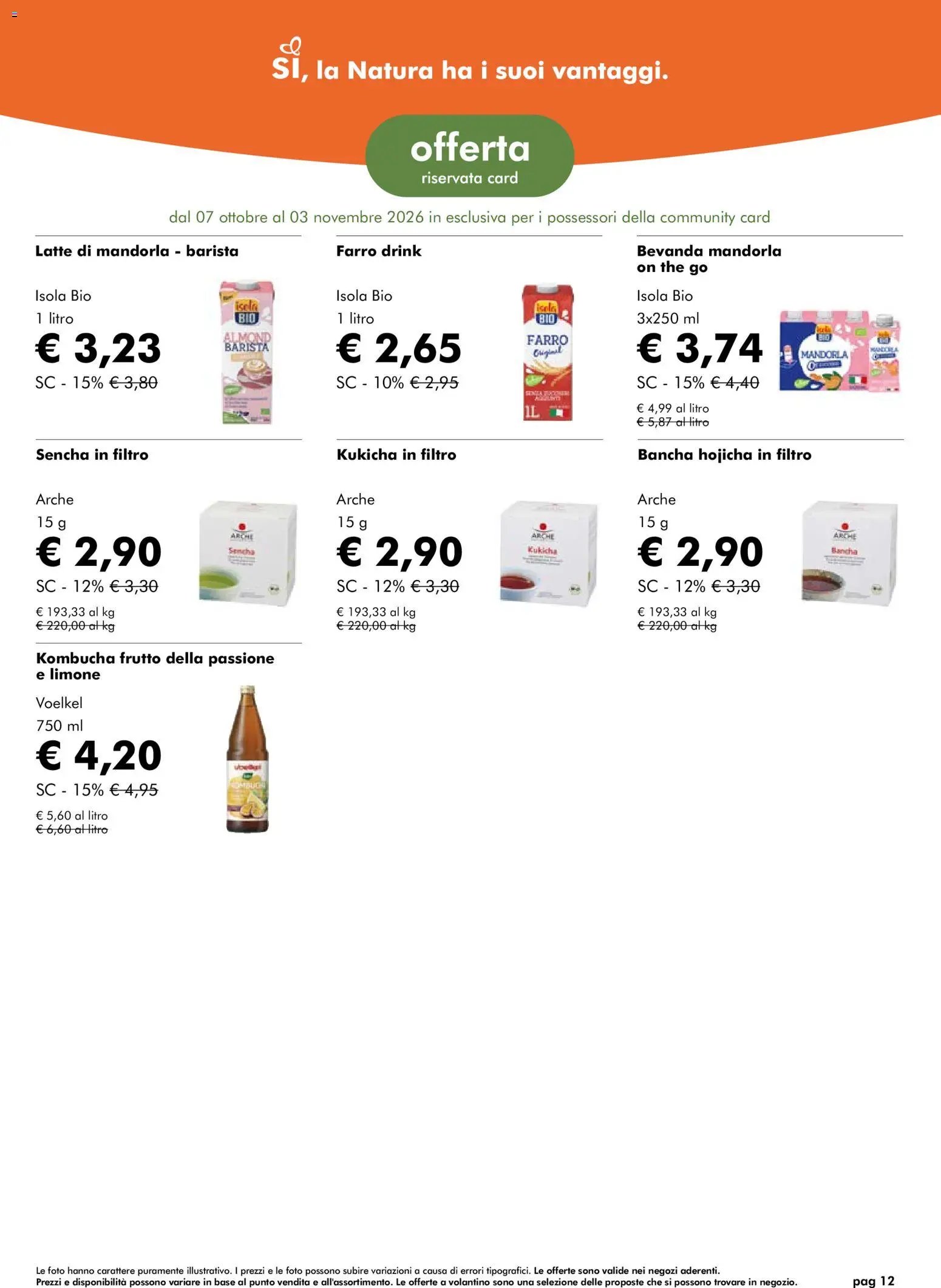 Natura Sì volantino