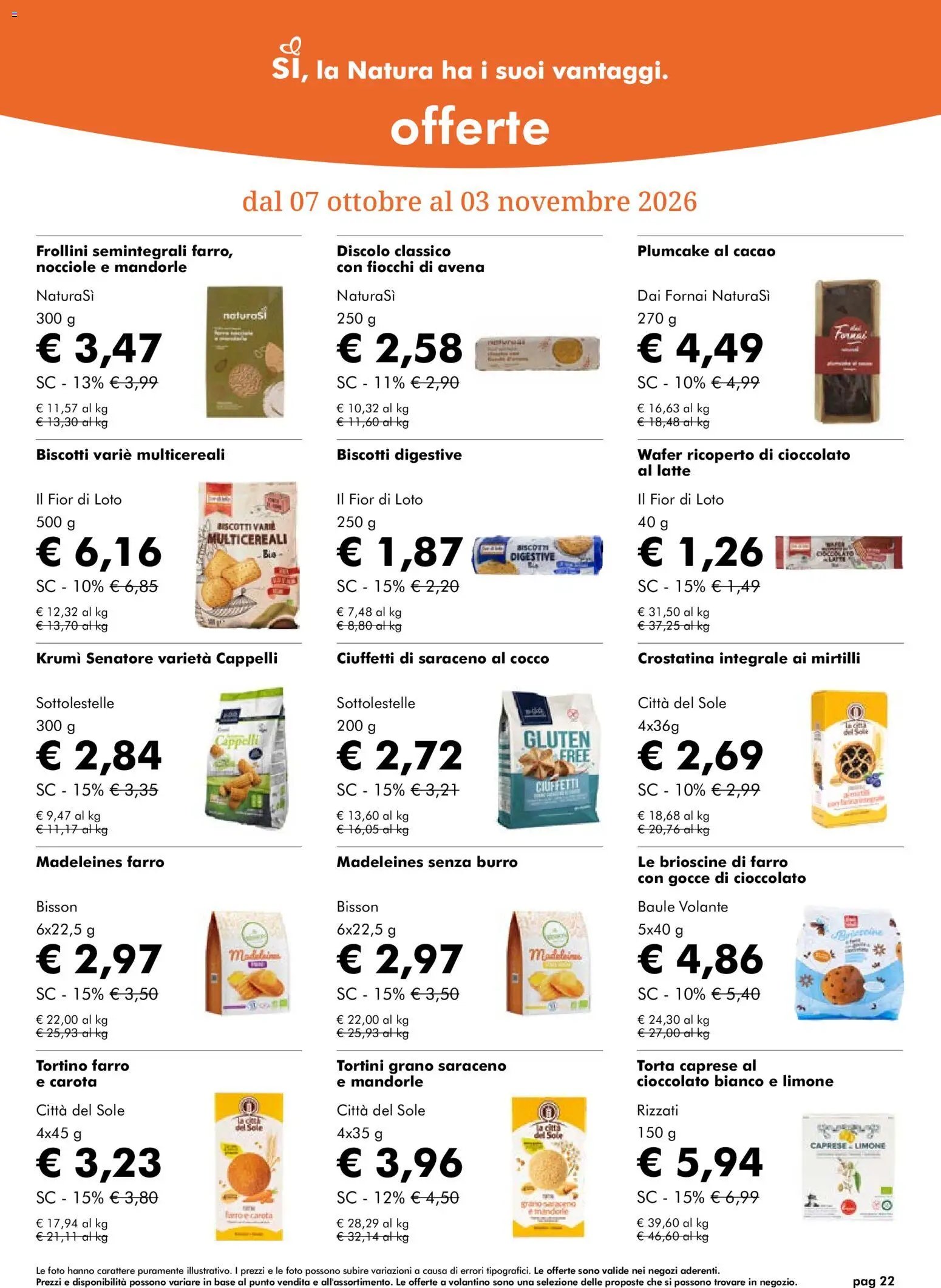 Natura Sì volantino
