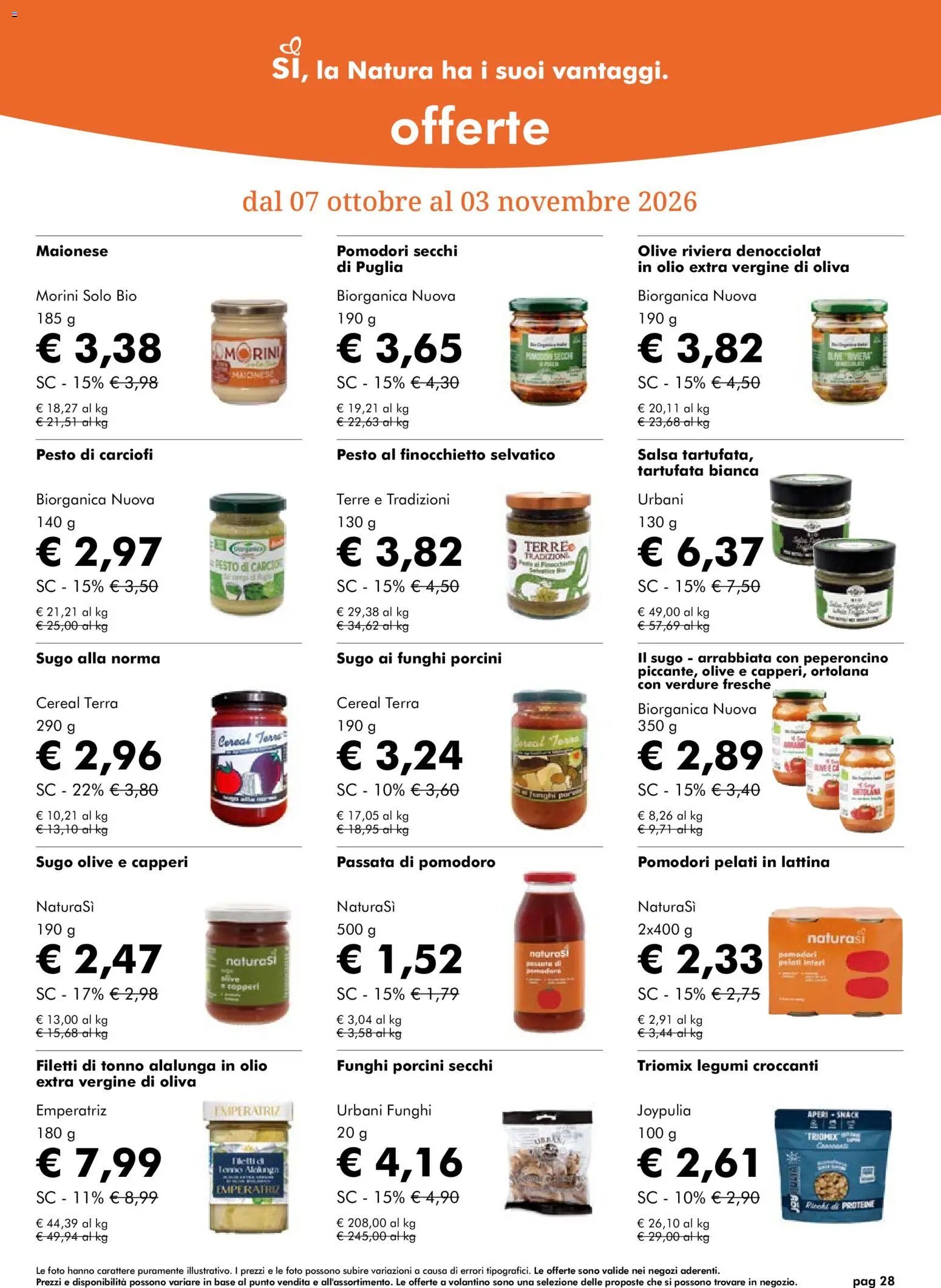 Natura Sì volantino