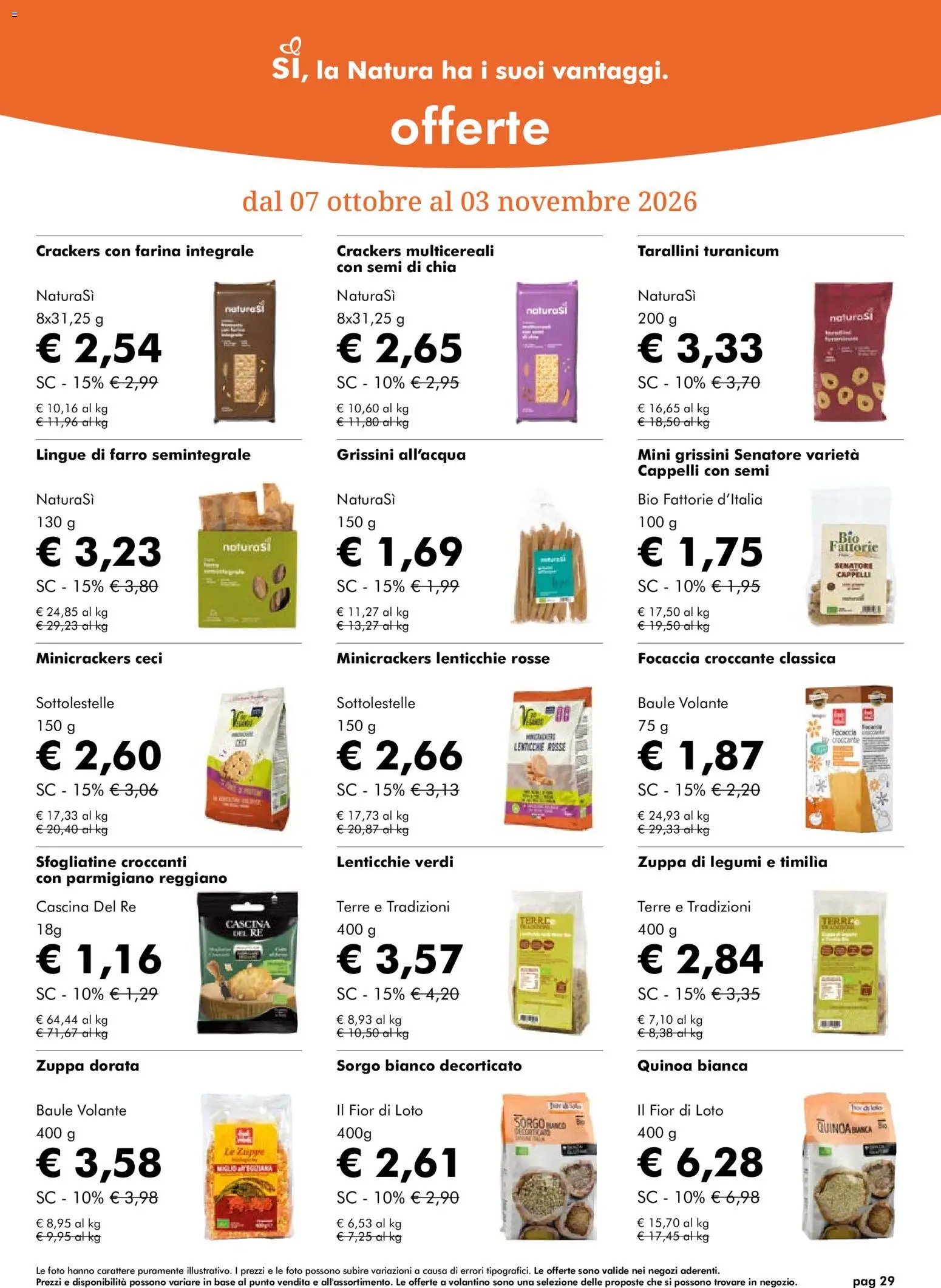 Natura Sì volantino