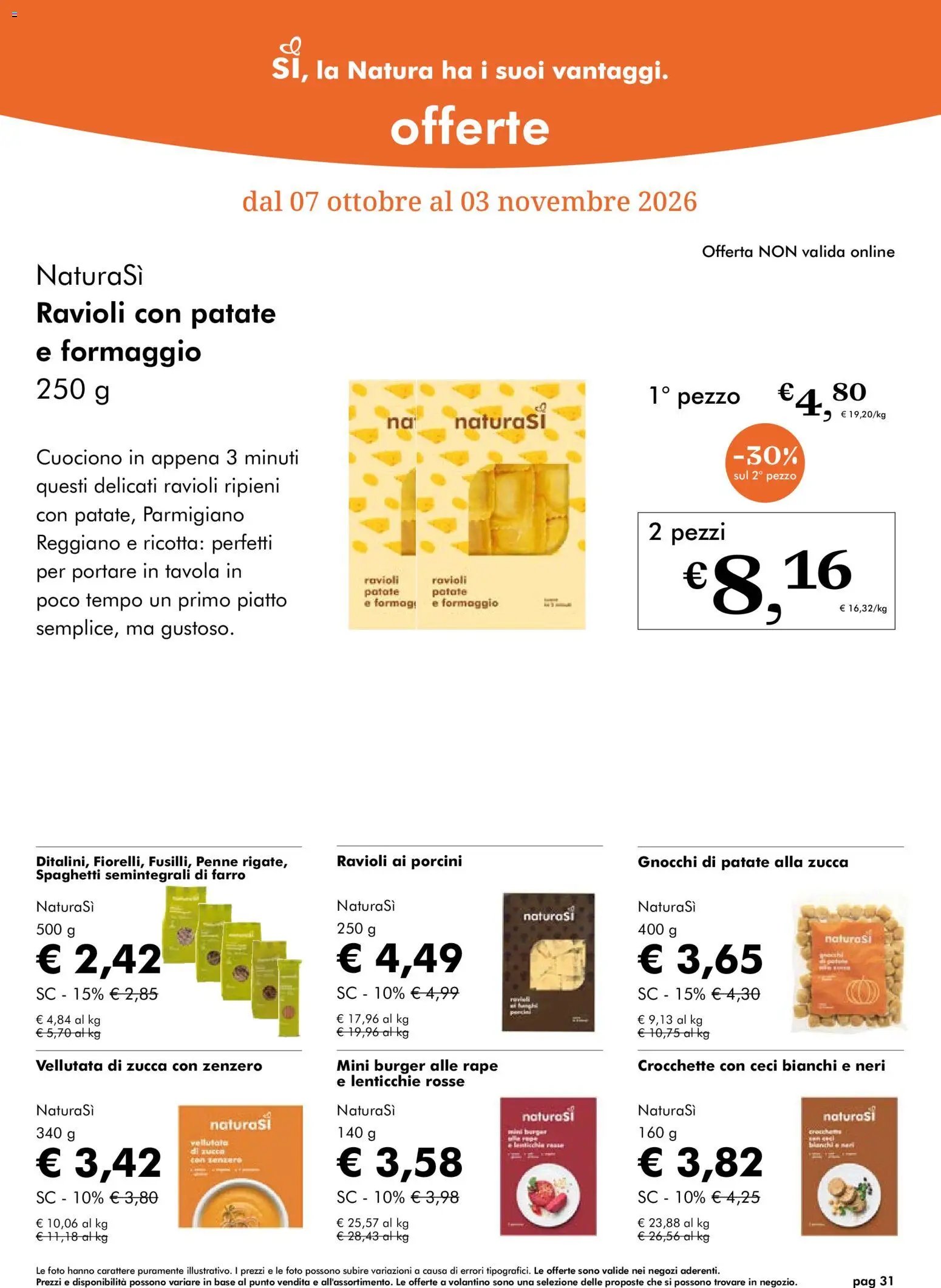 Natura Sì volantino