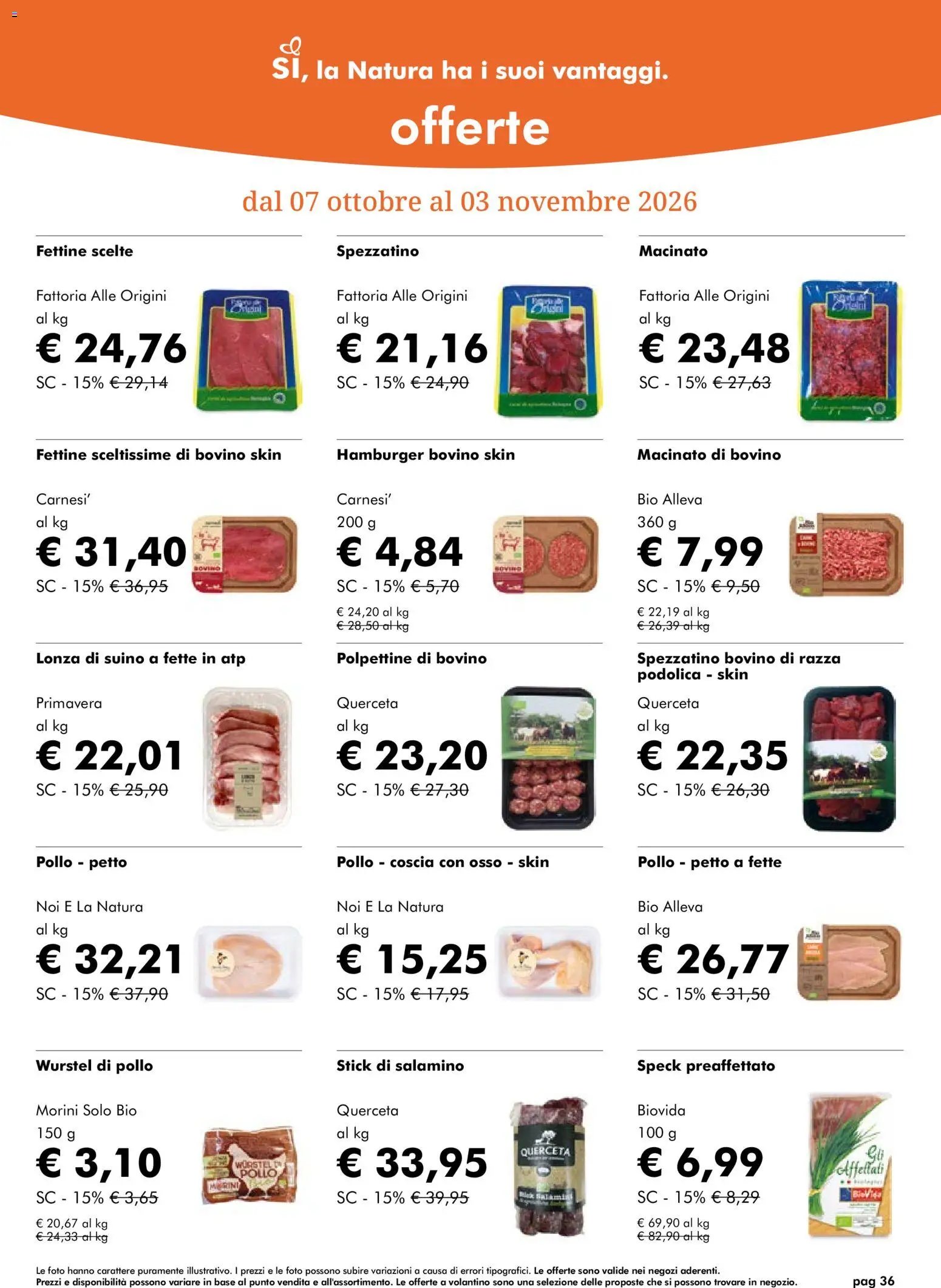 Natura Sì volantino