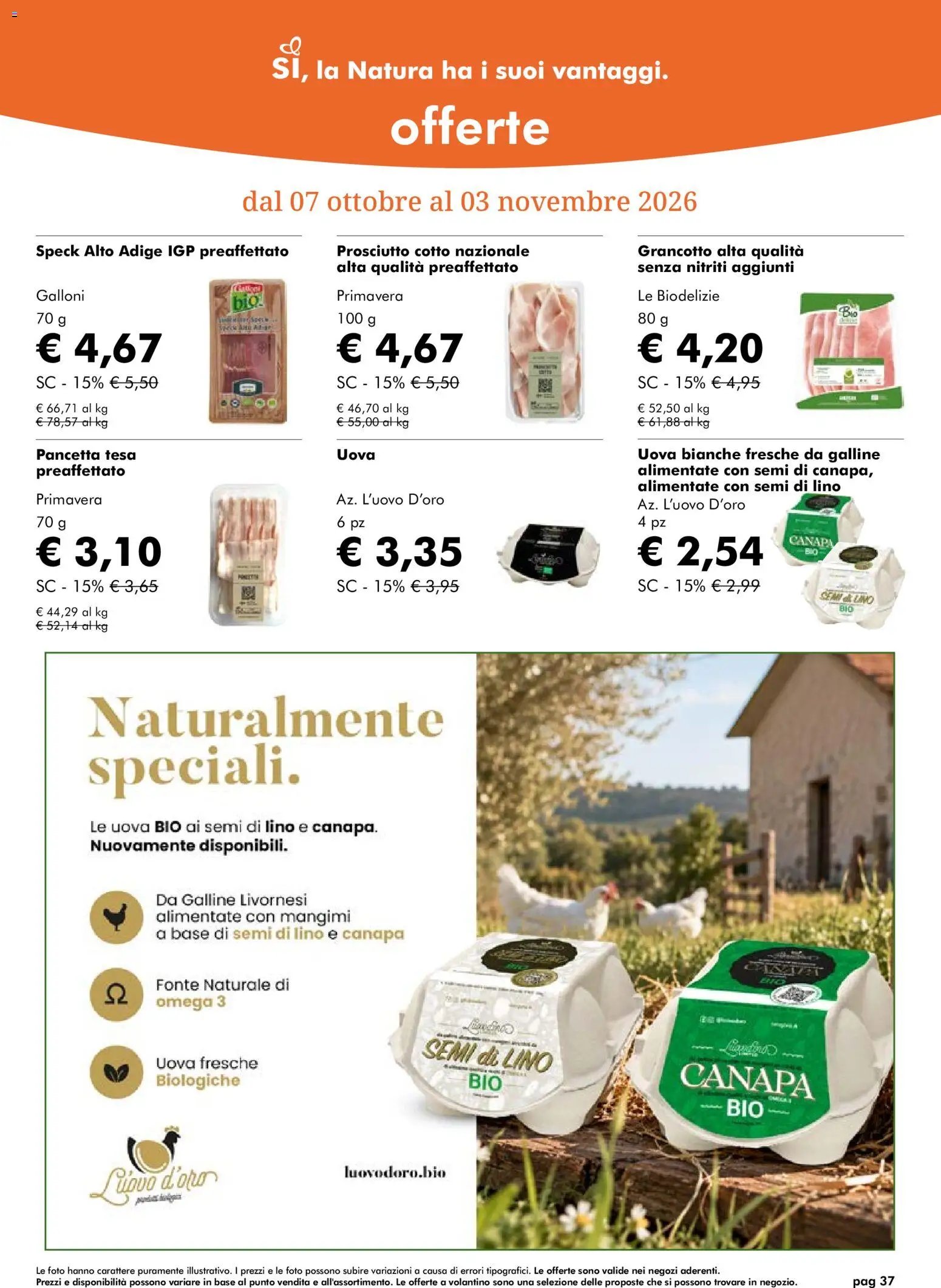 Natura Sì volantino