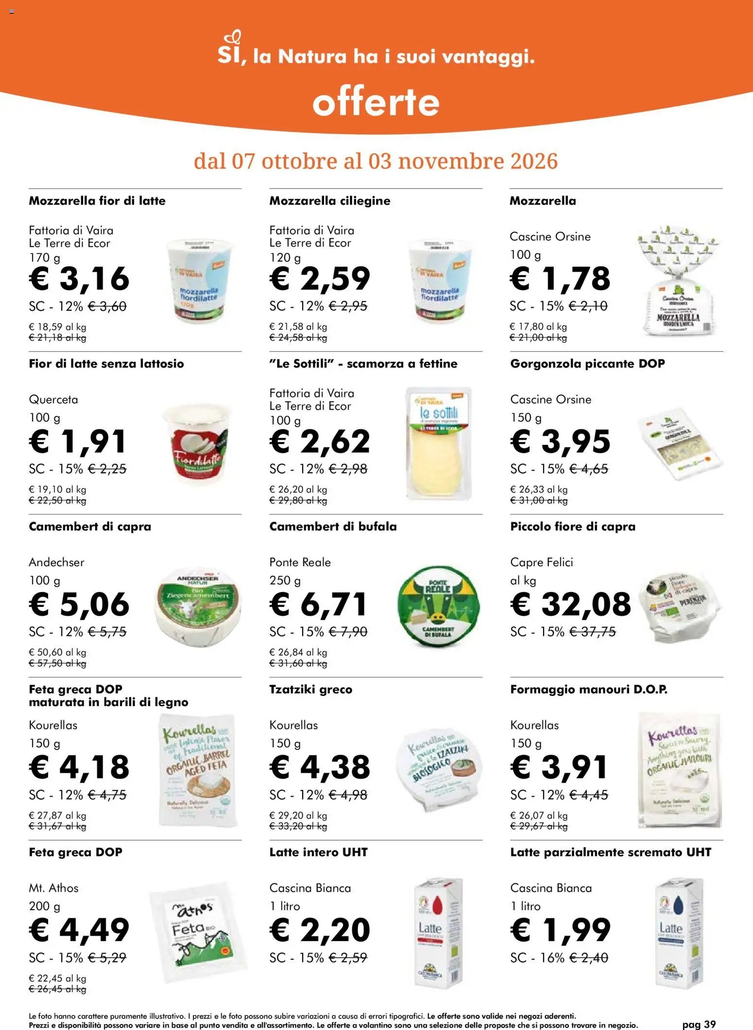 Natura Sì volantino