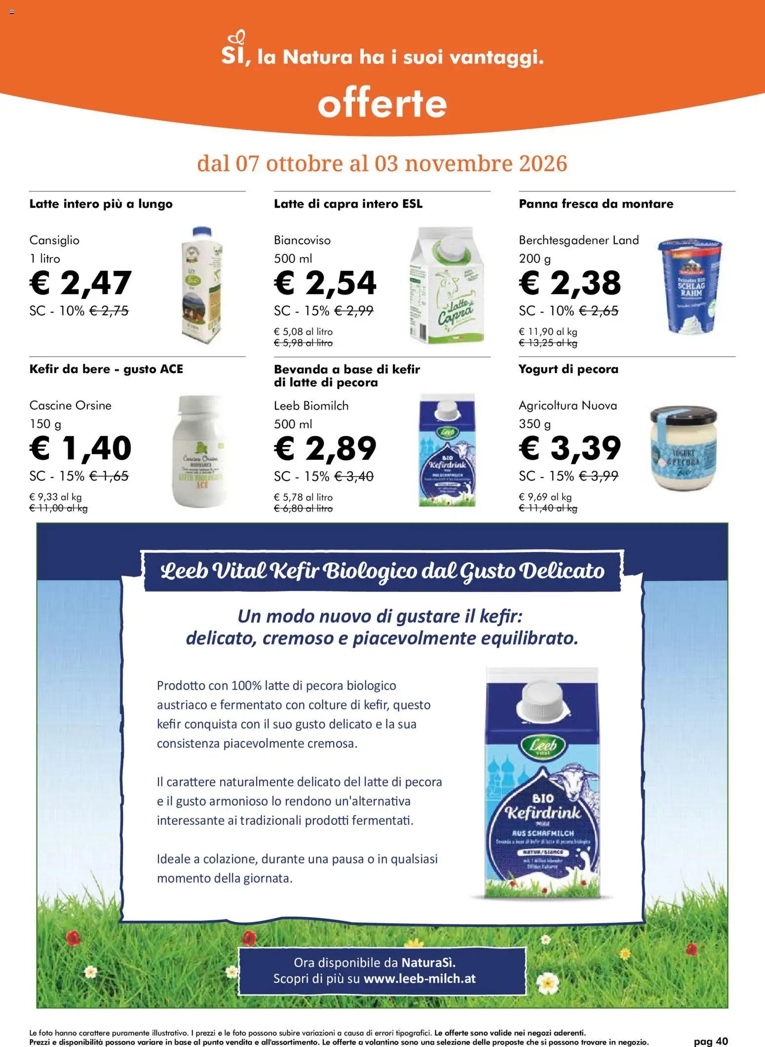 Natura Sì volantino