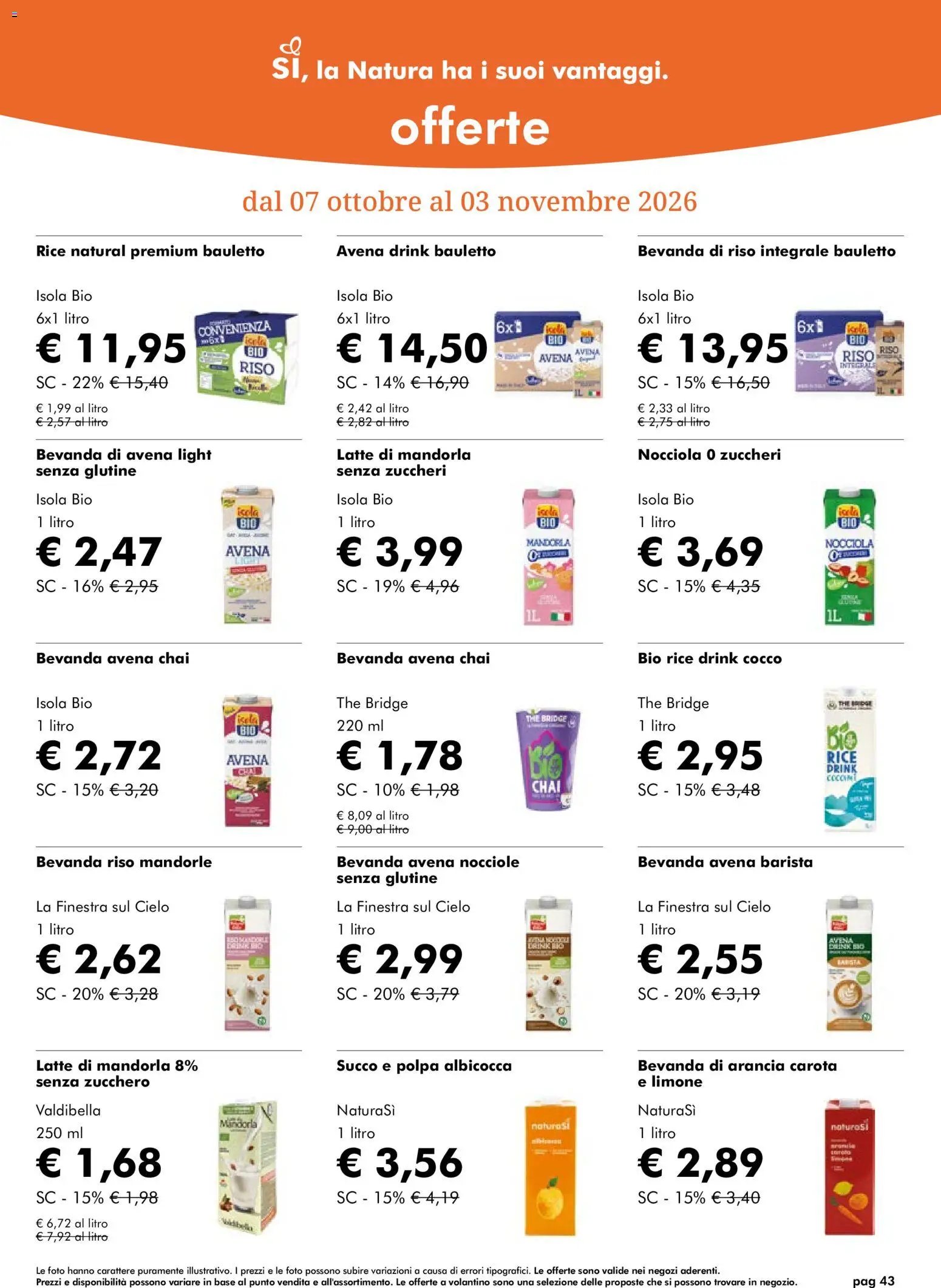 Natura Sì volantino