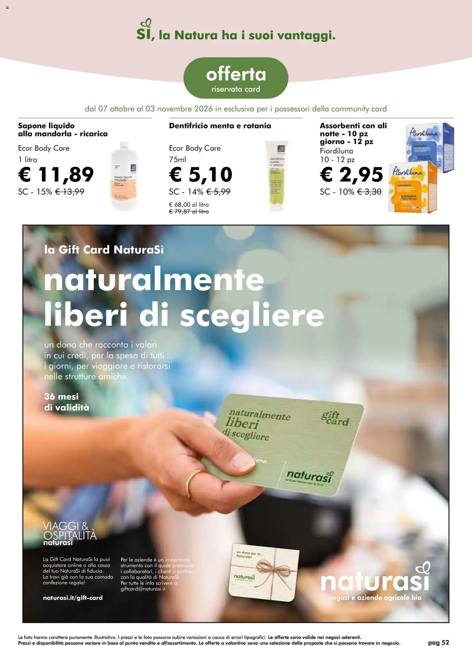 Natura Sì volantino
