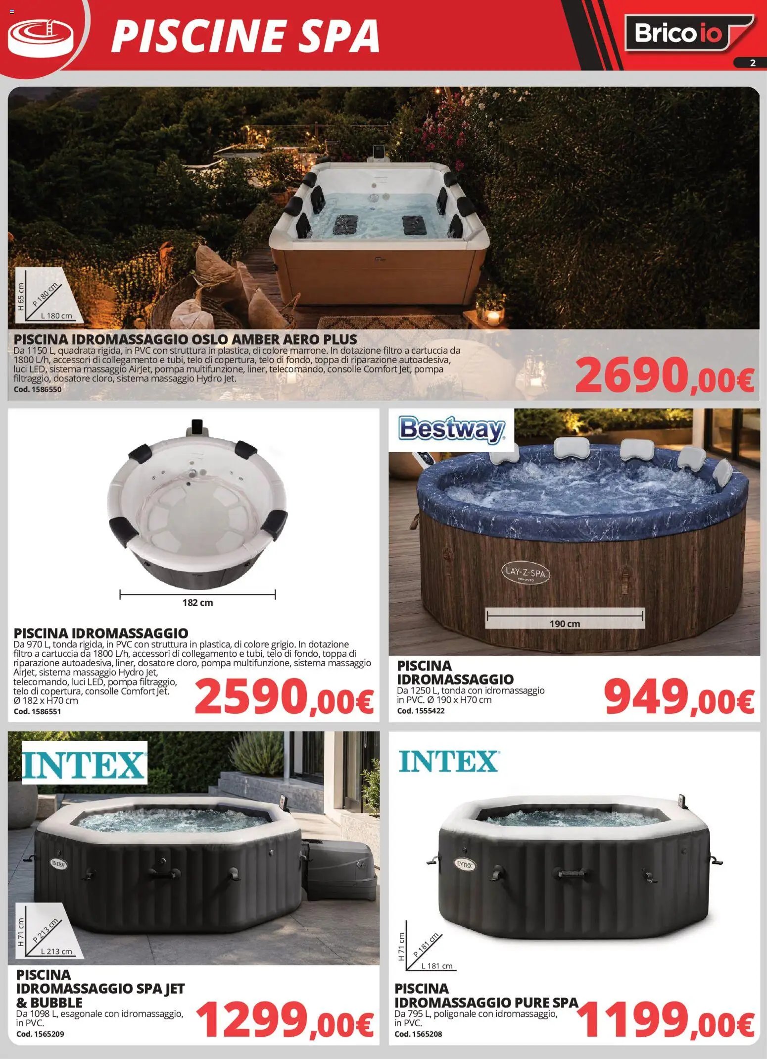 Brico io volantino Piscine