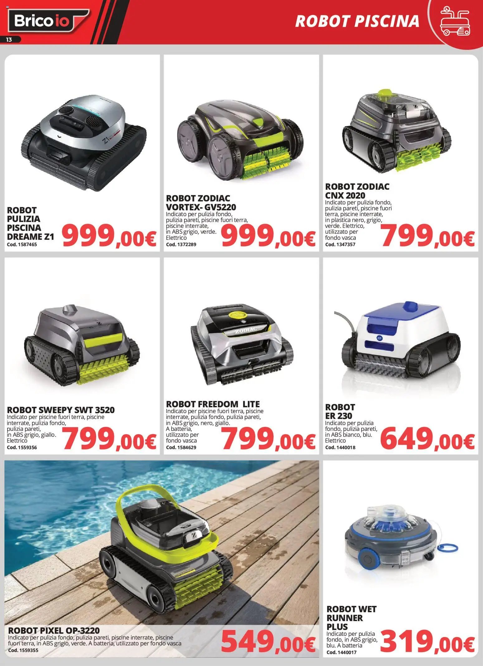 Brico io volantino Piscine