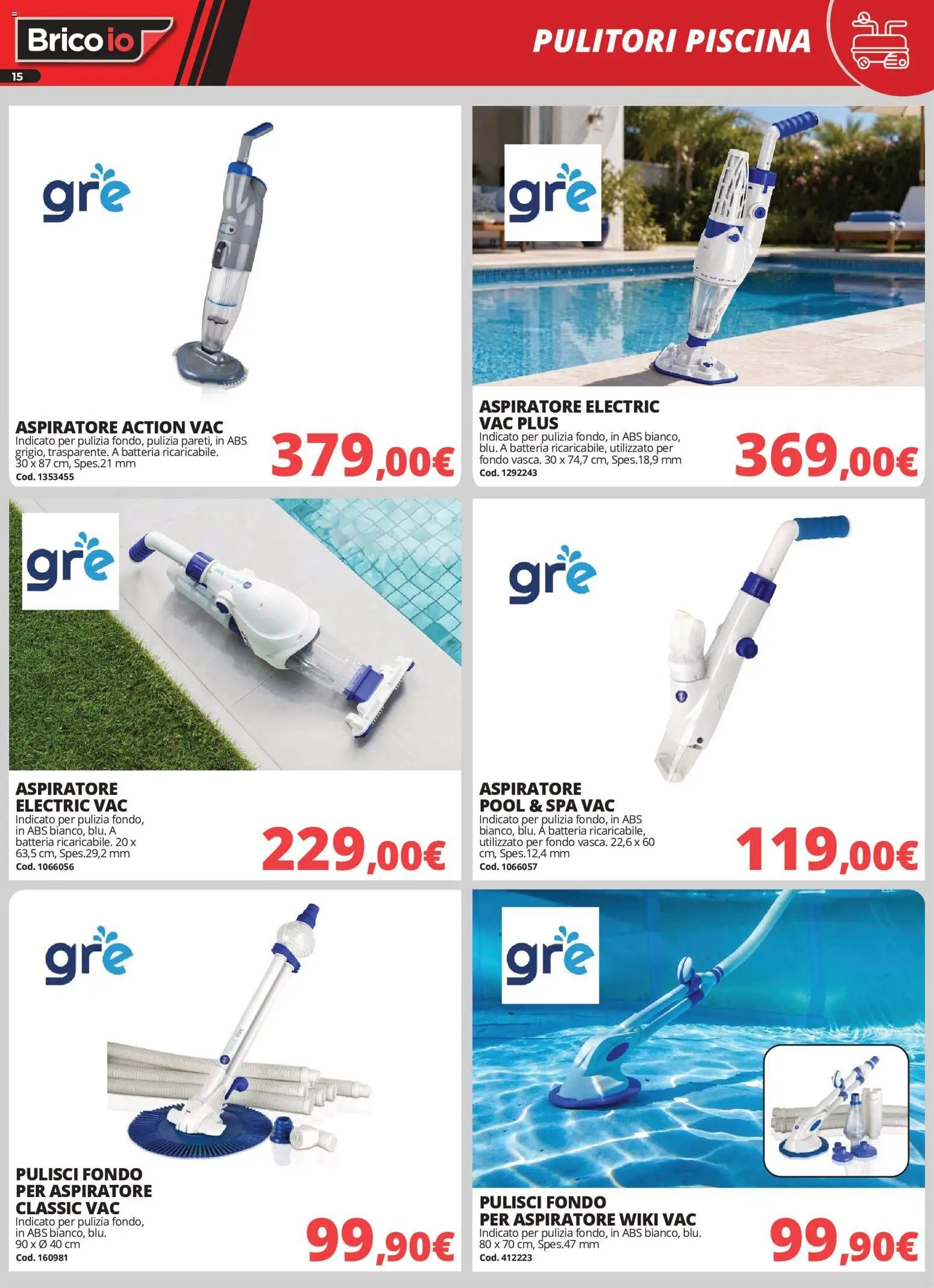 Brico io volantino Piscine