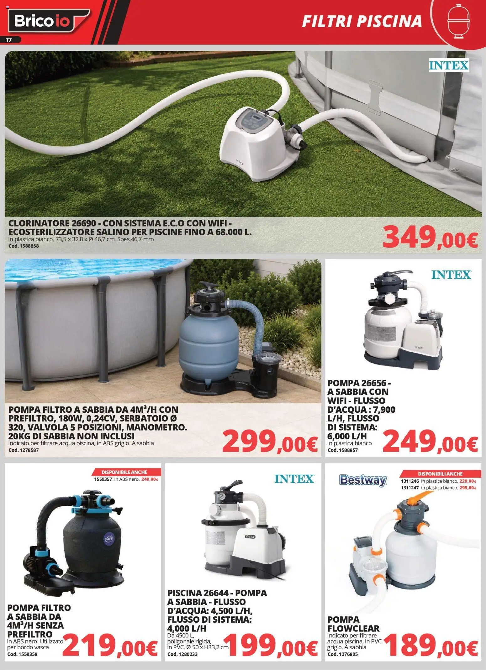 Brico io volantino Piscine